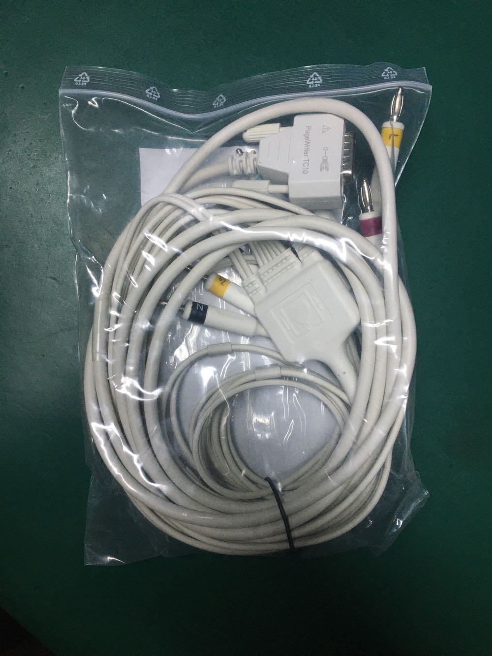 Mesin ECG PHILIPS TC10 Panjang 10 plumbum kabel pesakit IEC REF 989803184941