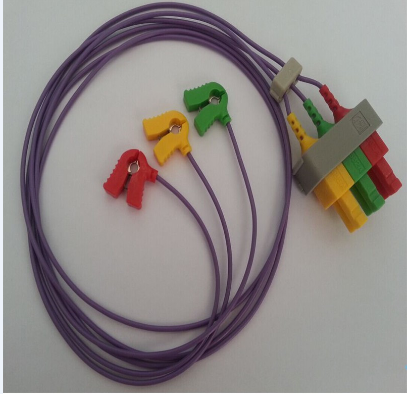 Kanak-kanak asal Philips ECG wayar plumbum klip baru lahir tiga wayar plumbum standard Eropah M1619A