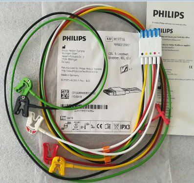 Talian klip lima plumbum asal Philips baris tunggal standard Eropah bagi sambungan tengah M1971A