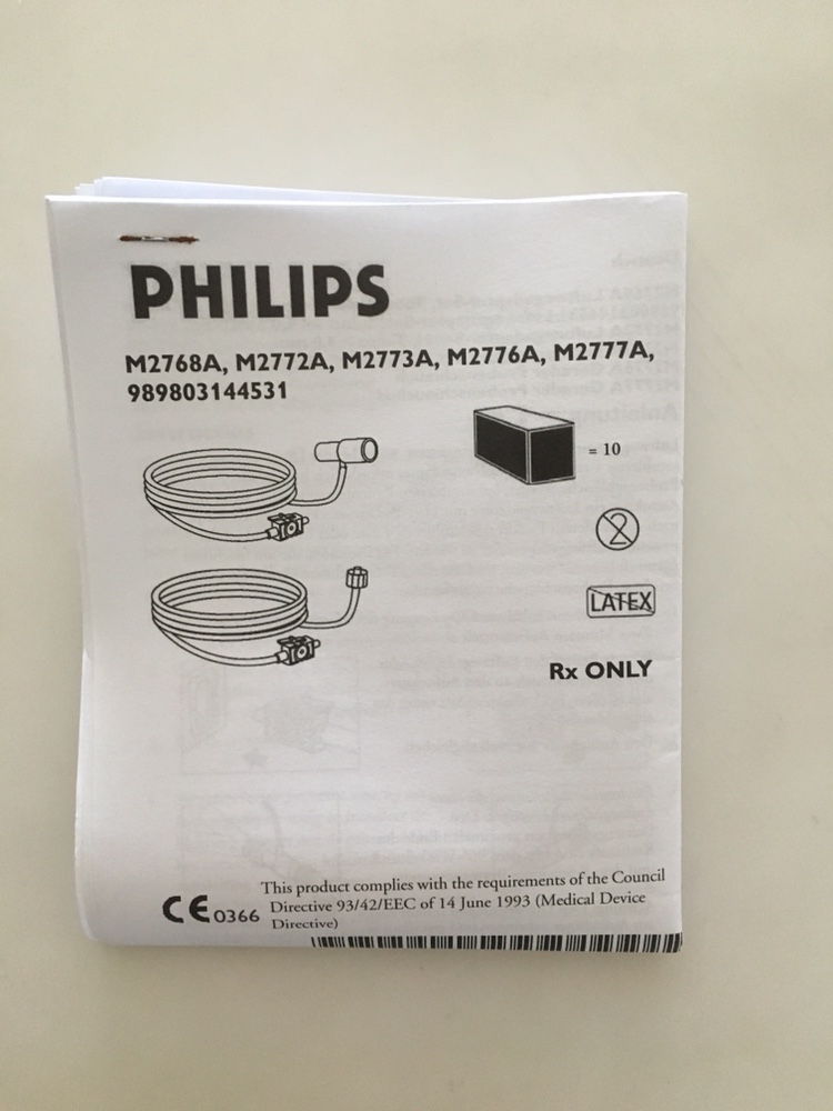 Juego de adaptadores para vías respiratorias de CO2 Philips 989803144531