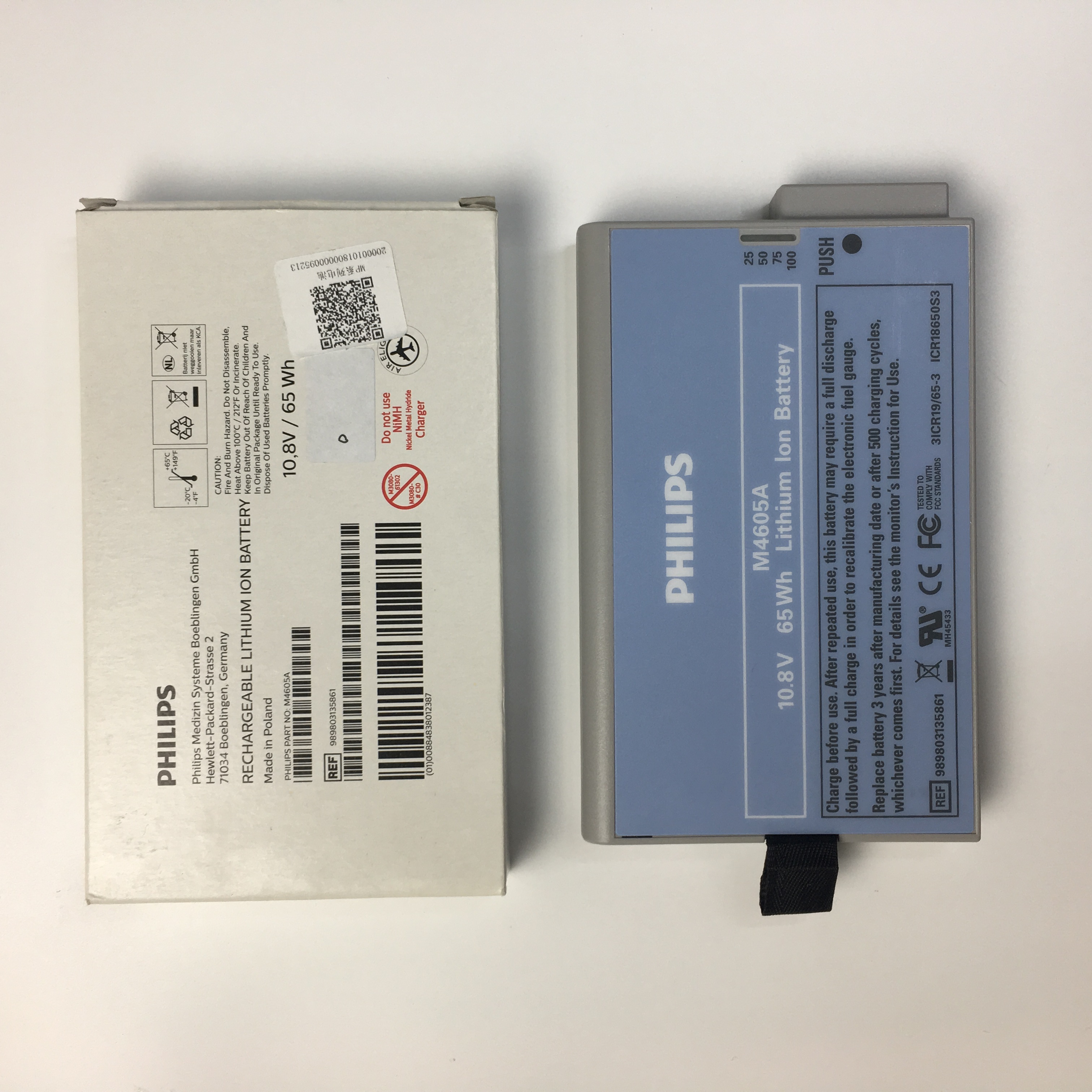 PHILIPS MP5 MP20 MP30 MP40 MP50 MX550 MX450 Batería recargable de iones de litio 10.8V M4605A