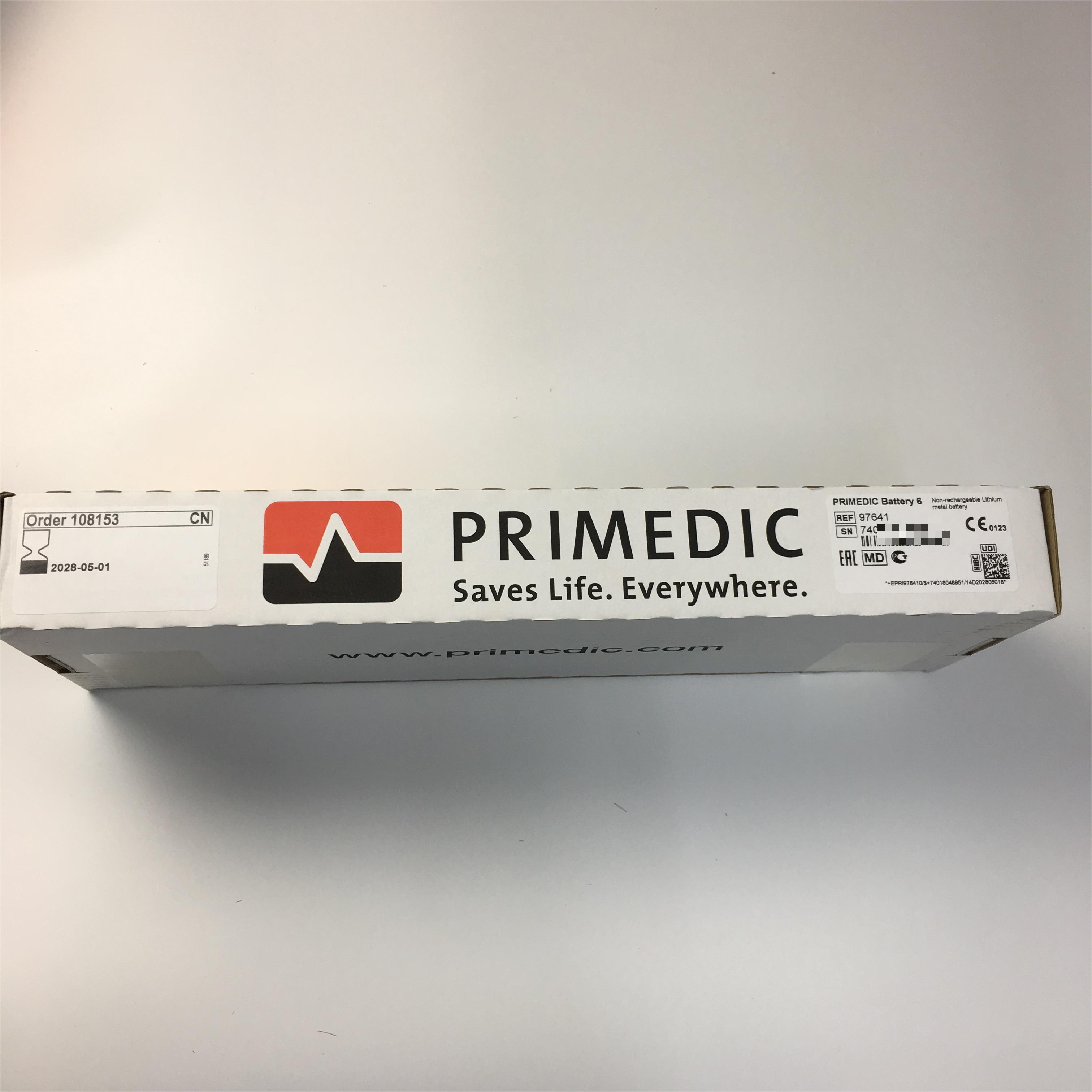 Bateri Metrax Primedic HeartSave M250 Lithium Metal UN3090 95394 15VDC7.2Ah