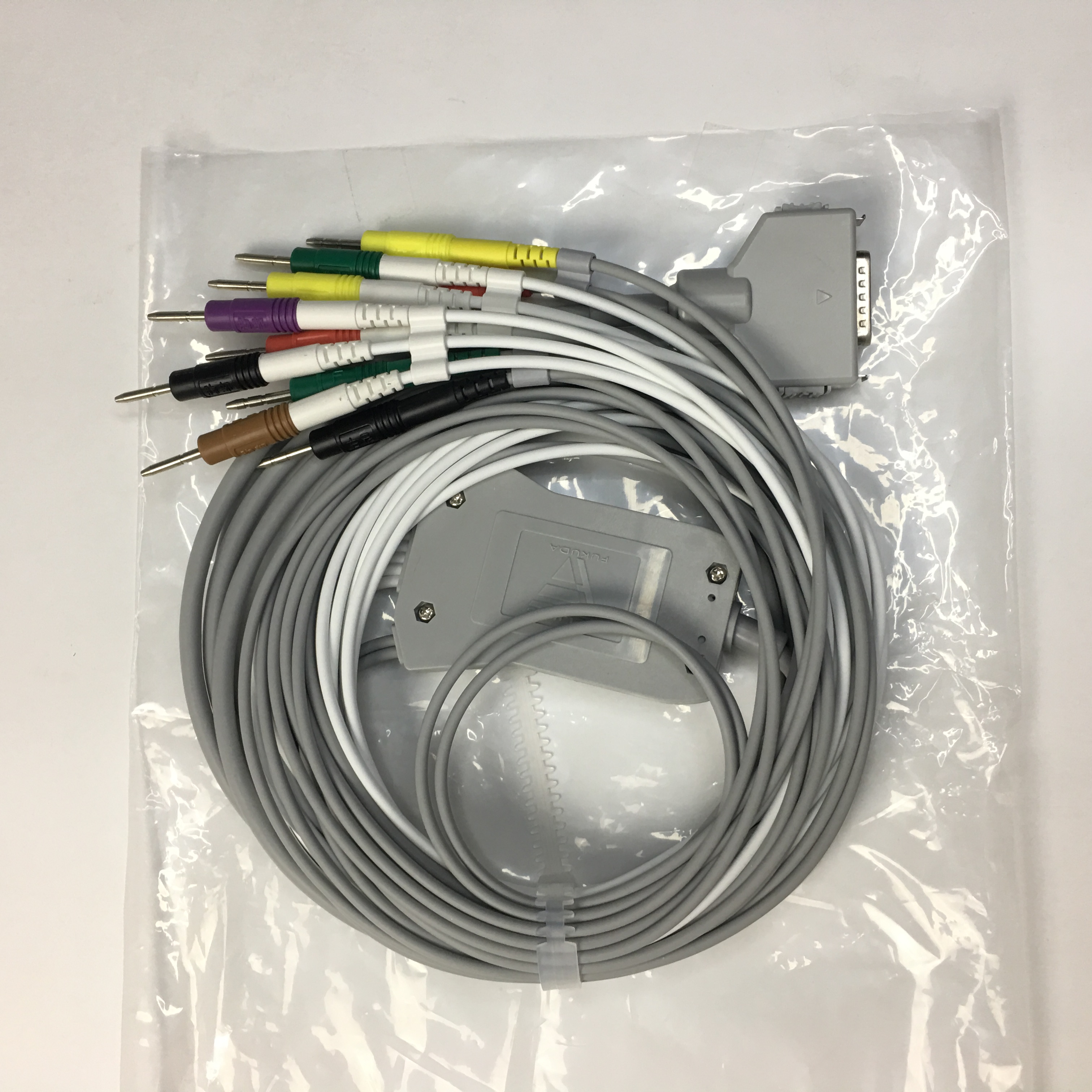 Kabel Plumbum Mesin ECG Fukuda CP-204JC Kabel 15 pin 12 Plumbum ‚IEC‚3.9M