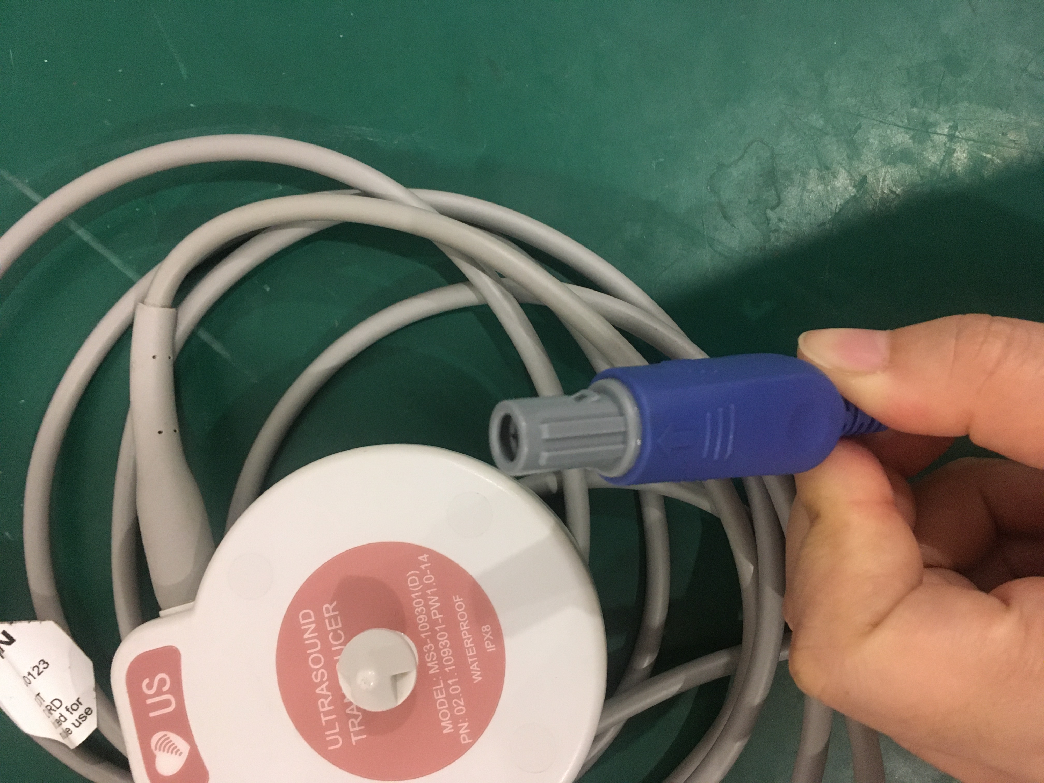 Edan F2 F3 F6 F9 Fetal Monitor US Transducer Probe MS3-109301(D)  PN 02.01.109301-PW1.0-14
