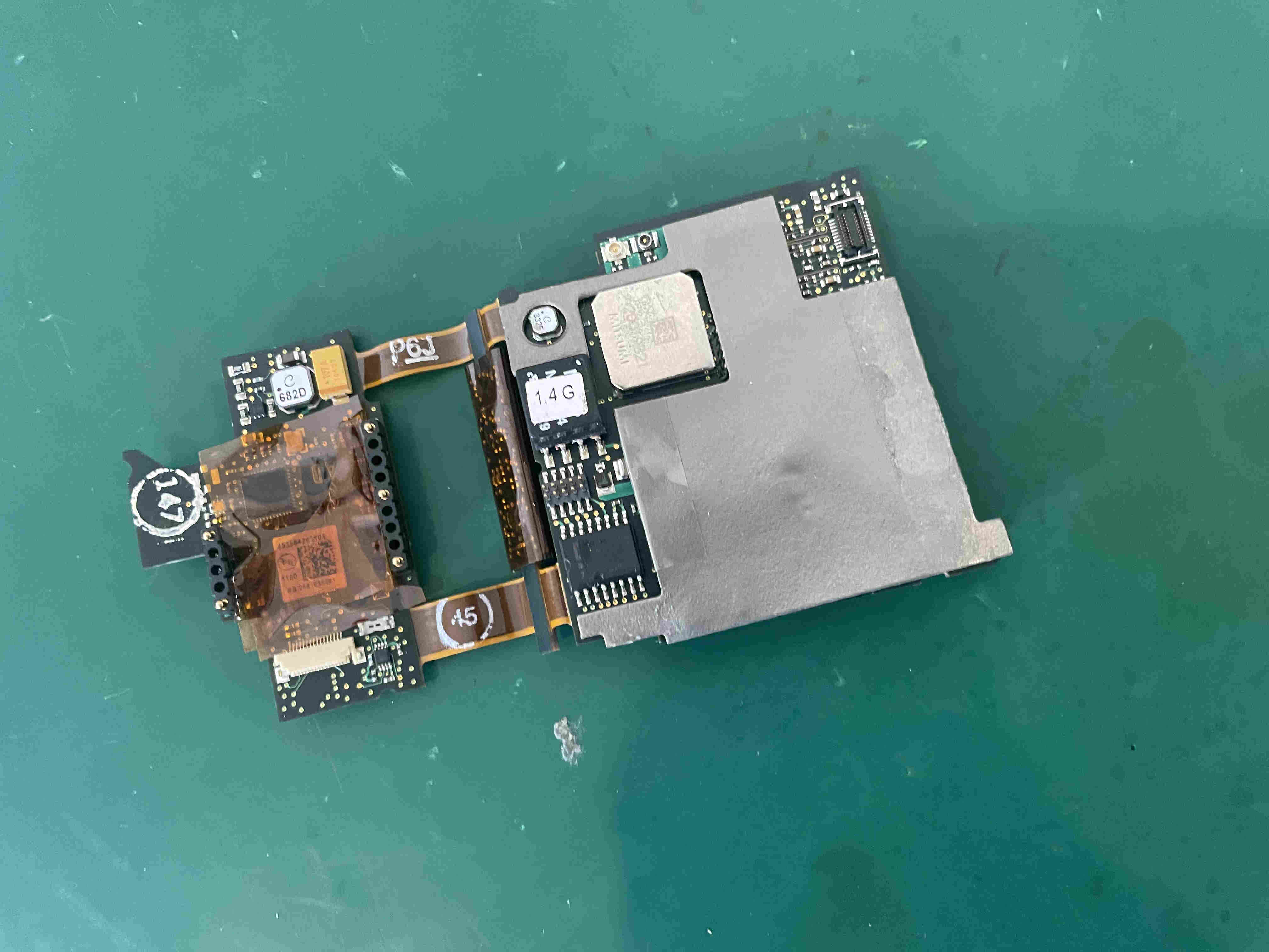 Philips MX40 patient monitor mainboard with power supply board