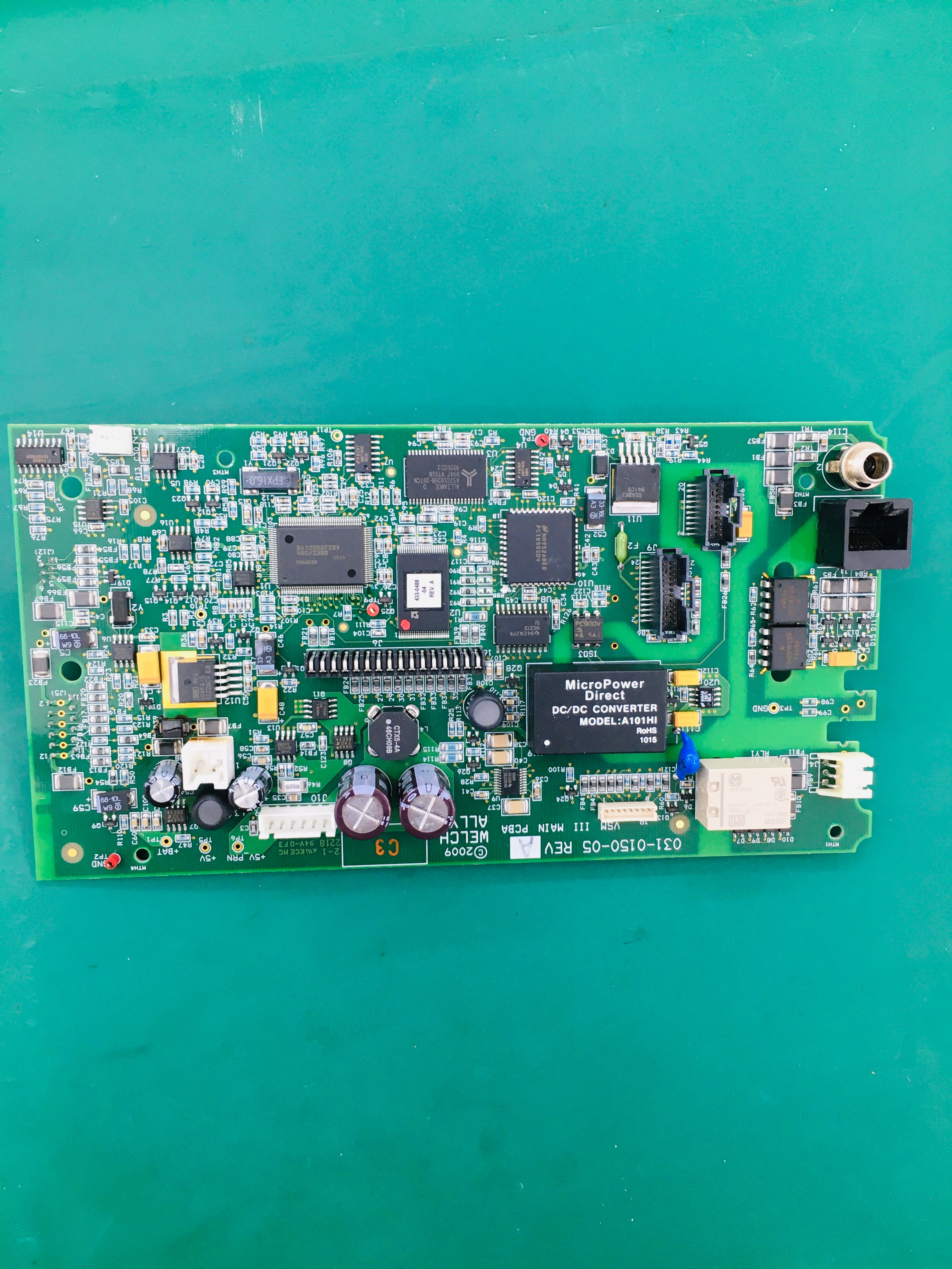 Welch Allyn Vital Signs Monitor 300 Series 53NTP VSM III main PCB board 030-0098-05 REV B