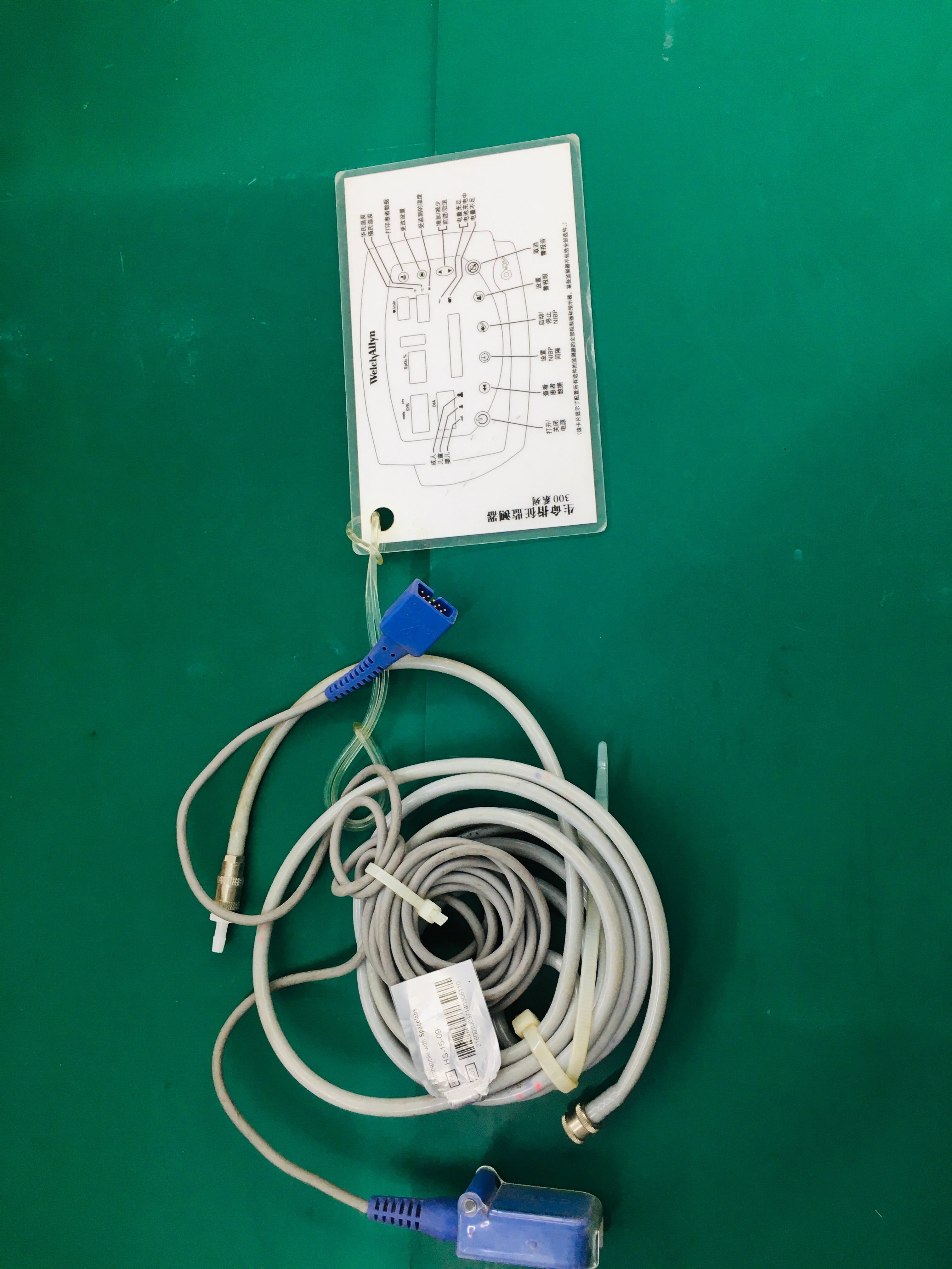 สายเคเบิลต่อขยาย Nellcor DEC-8 ชีพจร oximetry สำหรับ Welch Allyn Vital Signs Monitor 300 Series