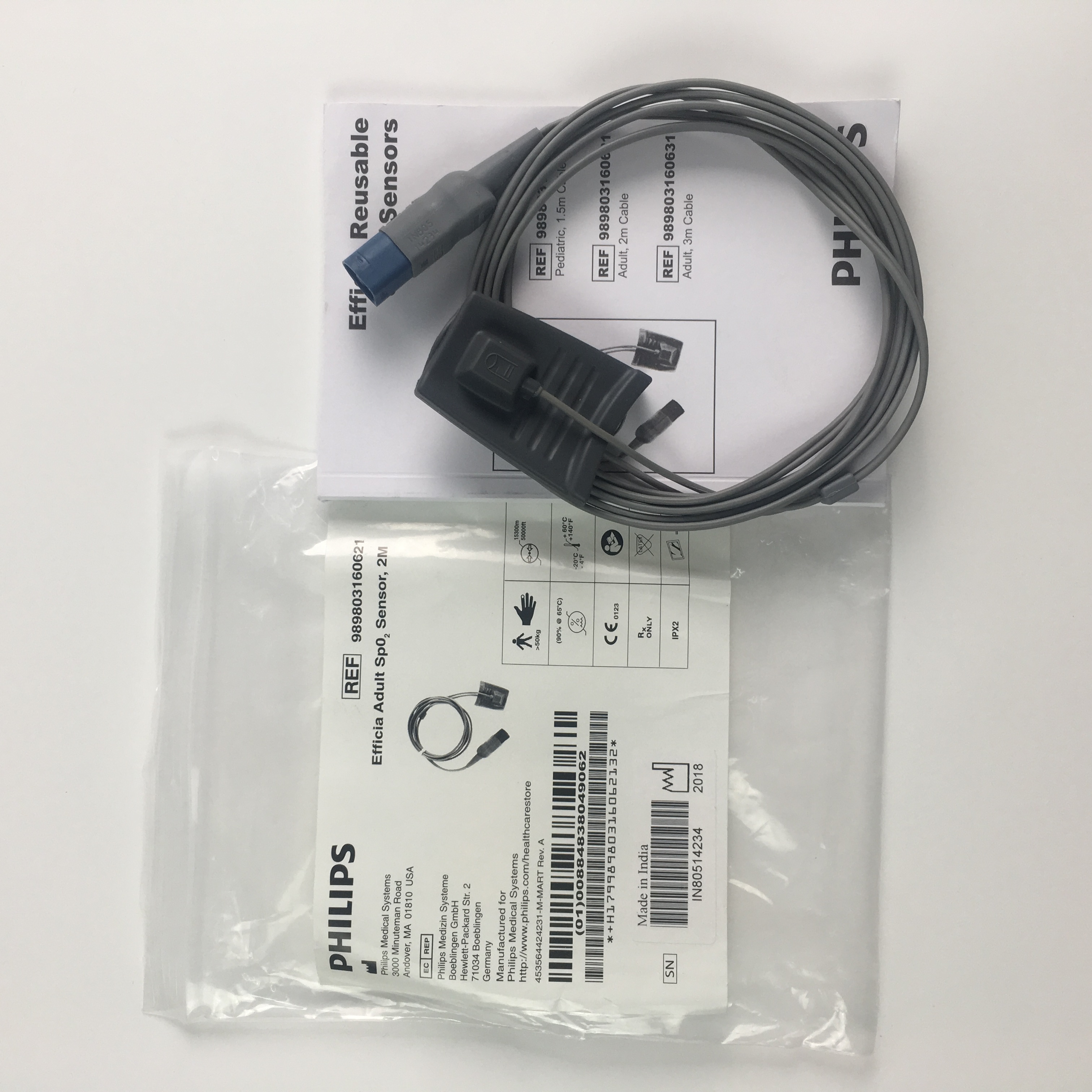 PHILIPS Efficia Dewasa Spo2 sensor 2m RUJ 989803160621