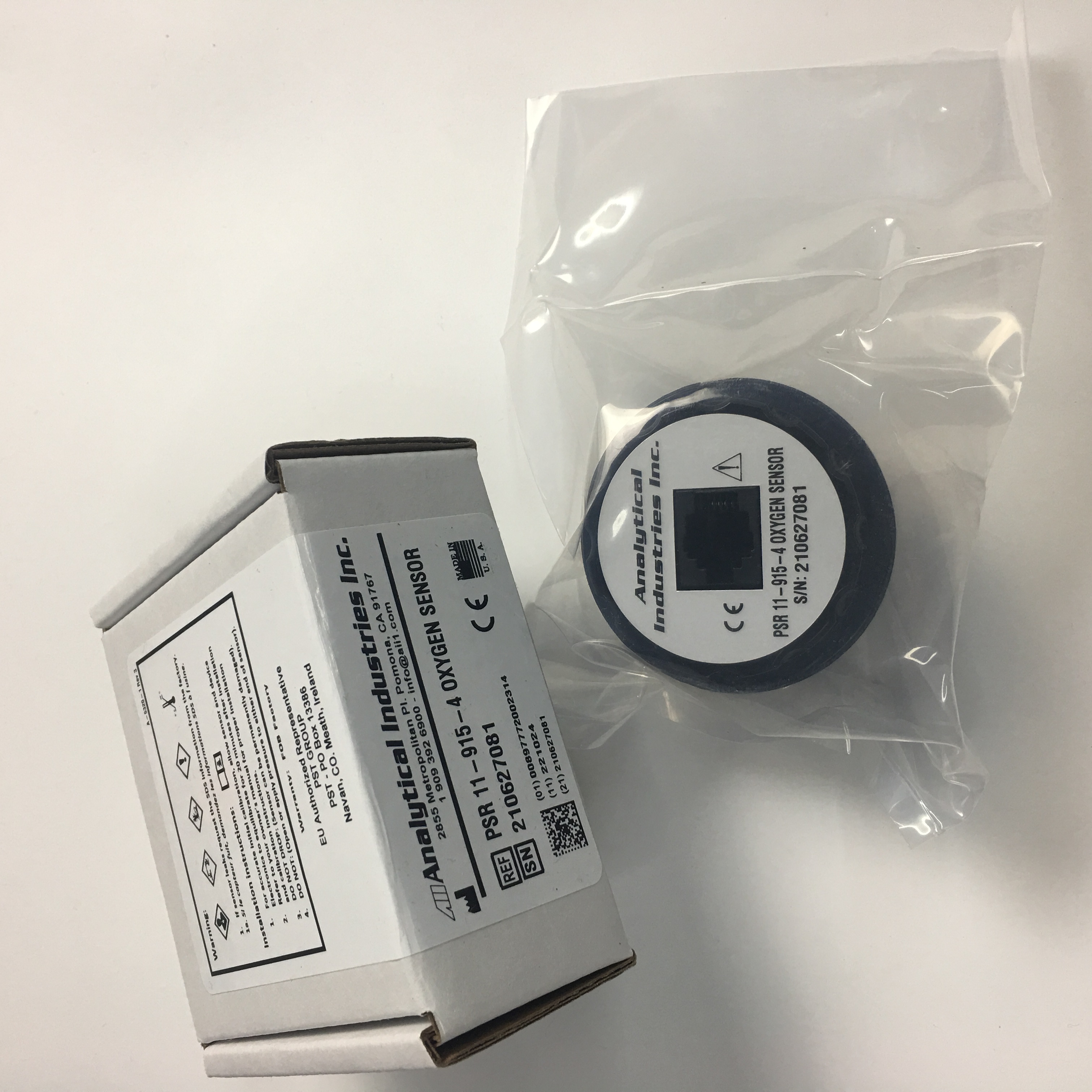 GE Datex-Ohmeda Analytical Industries Inc M-10 Anesthesia Machine Oxygen Sensor Cell REF PSR11-915-4