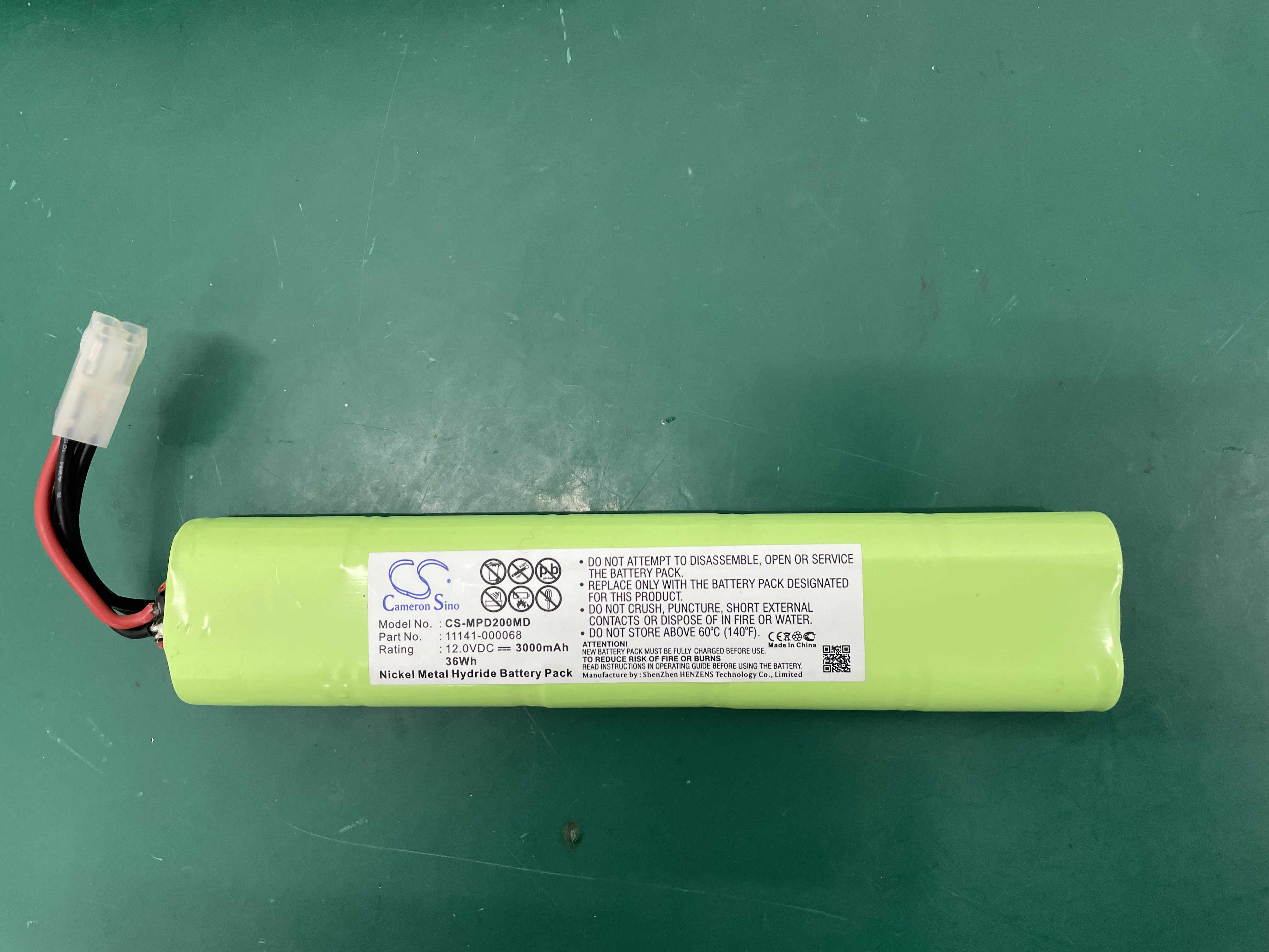 Medtronic Lifepak20 LP20 เครื่องกระตุ้นหัวใจ Cameron Sino แบตเตอรี่ CS-MPD200MD 11141-000068 12V 3000mAh 36Wh