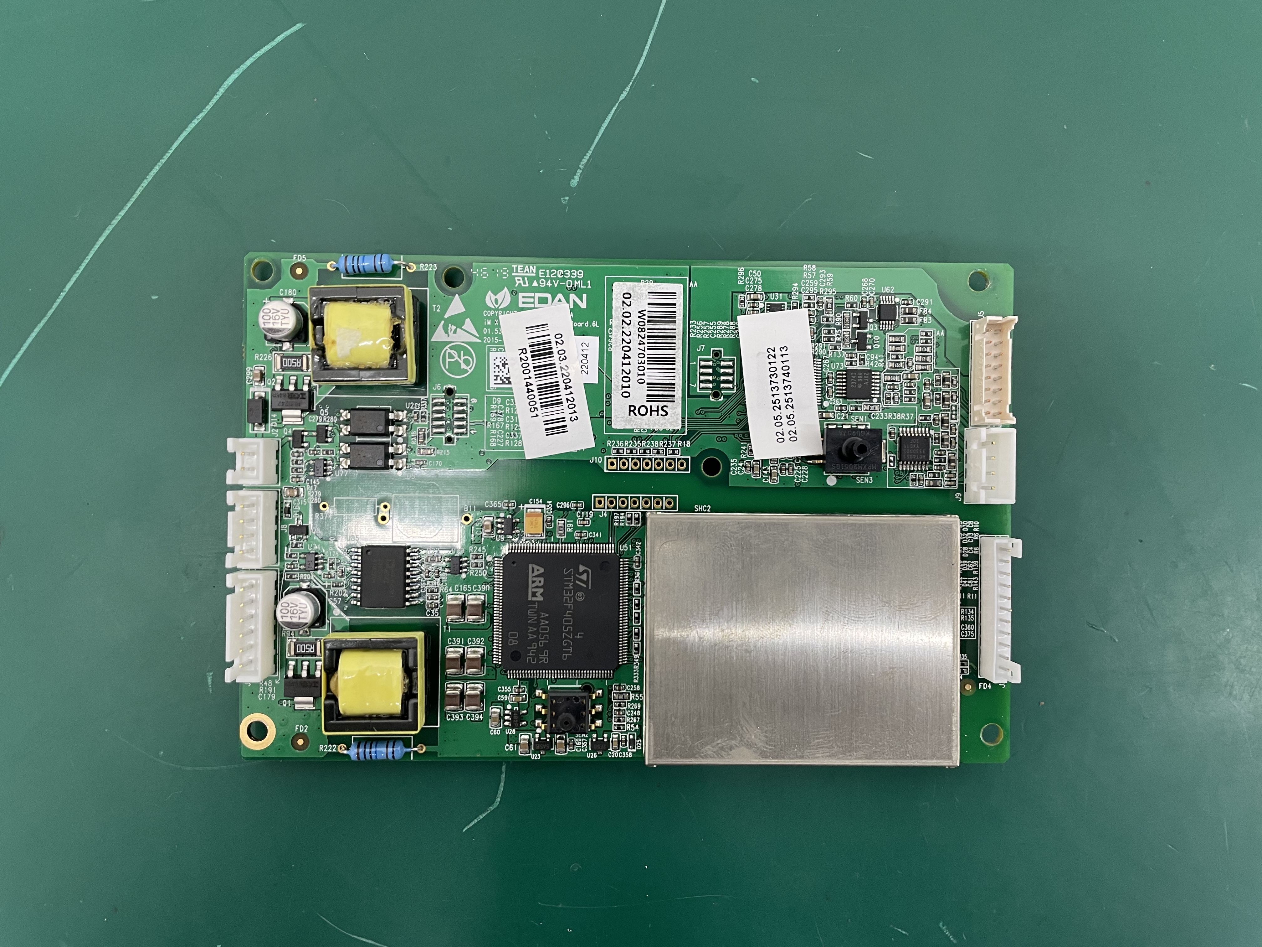 Tablero de parámetros de monitor de paciente Edan iM70 con PANI y ECG 02.05.2513730122 02.05.2513740113 02.02.220412010 02.03