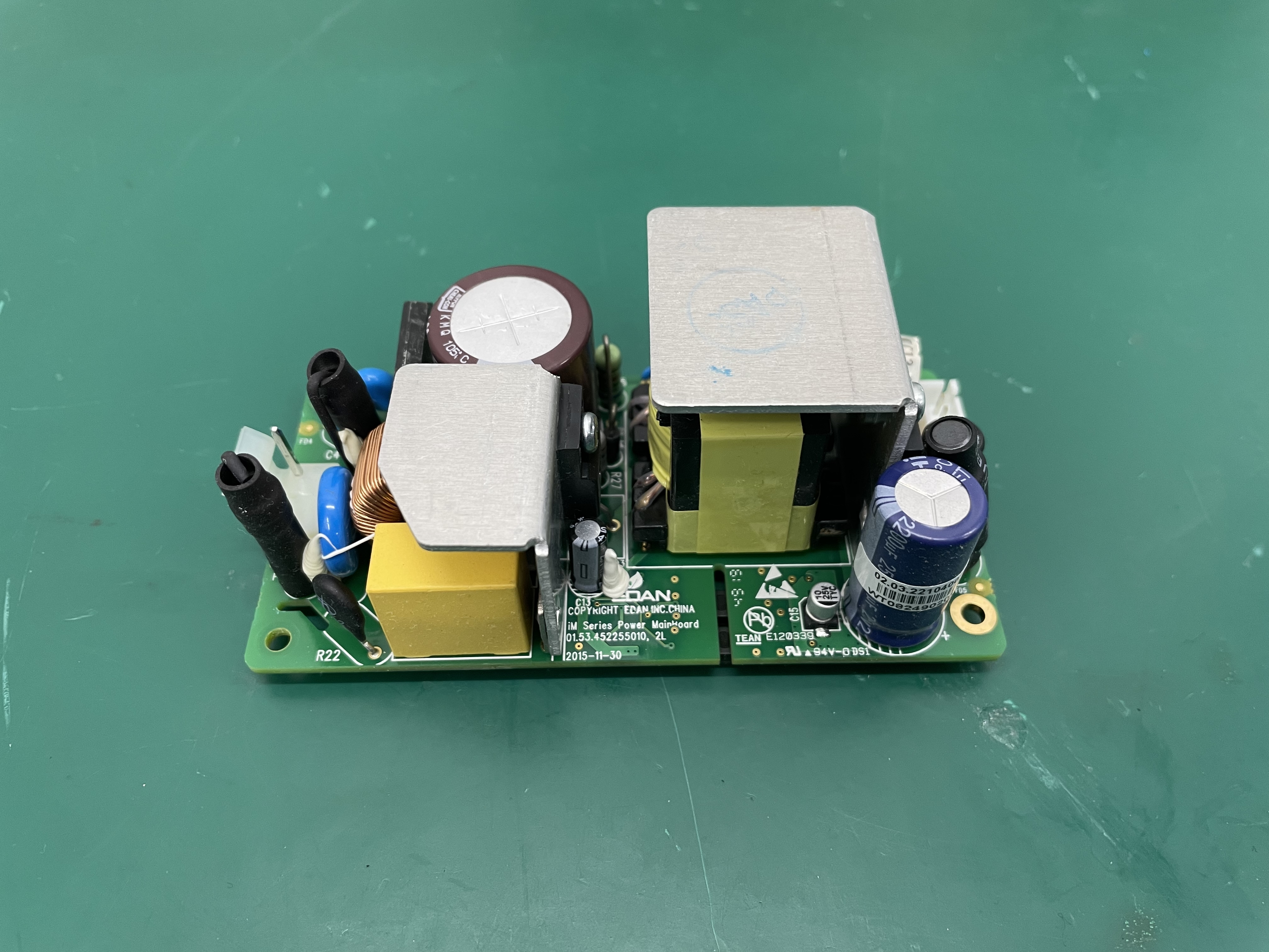 Edan iM70 Patient Monitior Power Supply Board 02.02.221040010 01.53