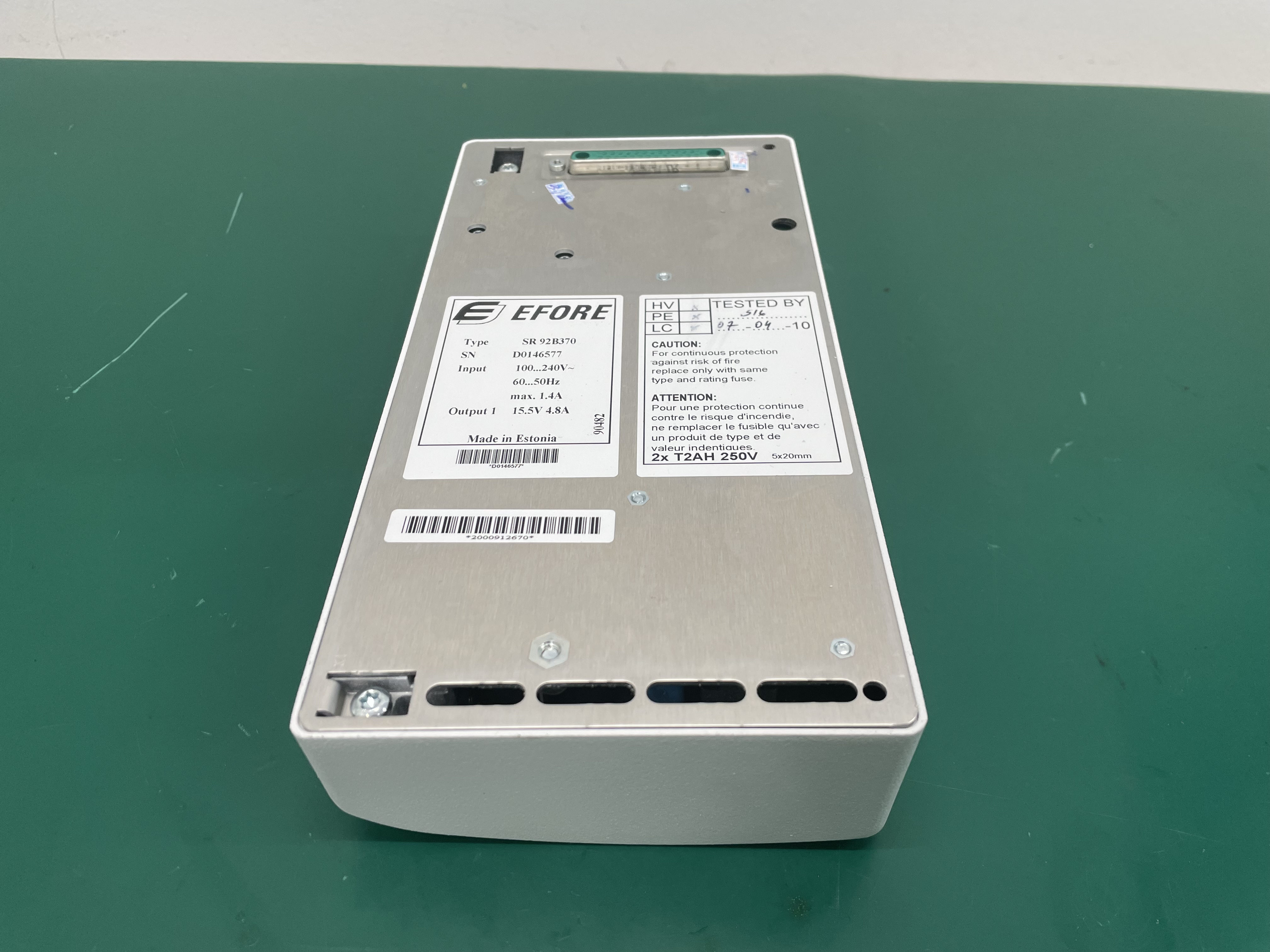 Fuente de alimentación para monitor de paciente GE Datex-Ohmeda S5 PN SR 92B370