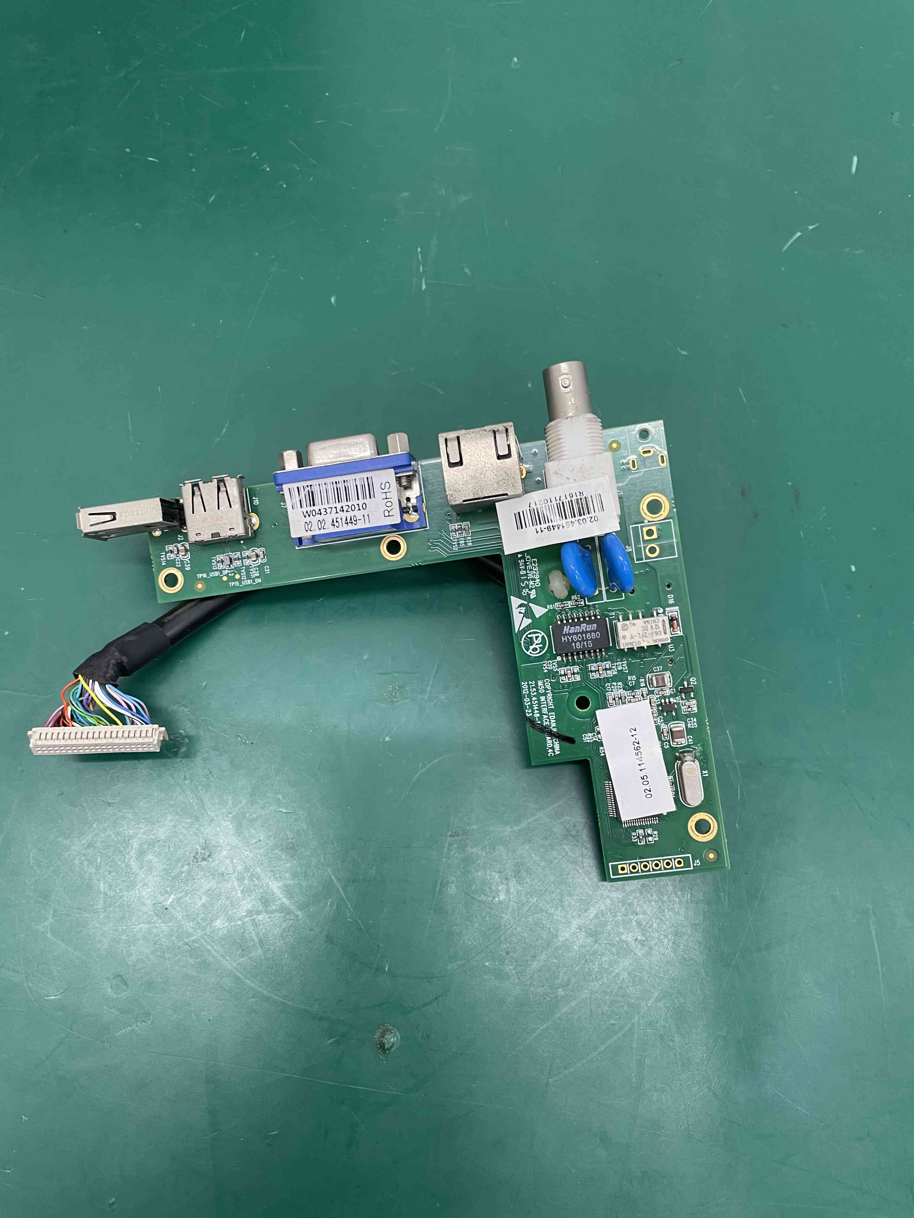 Edan IM50 monitor pesakit VGA Kad rangkaian Papan antara muka USB 21.53.451448-10 02.05.114562-12 02.02.451449-11