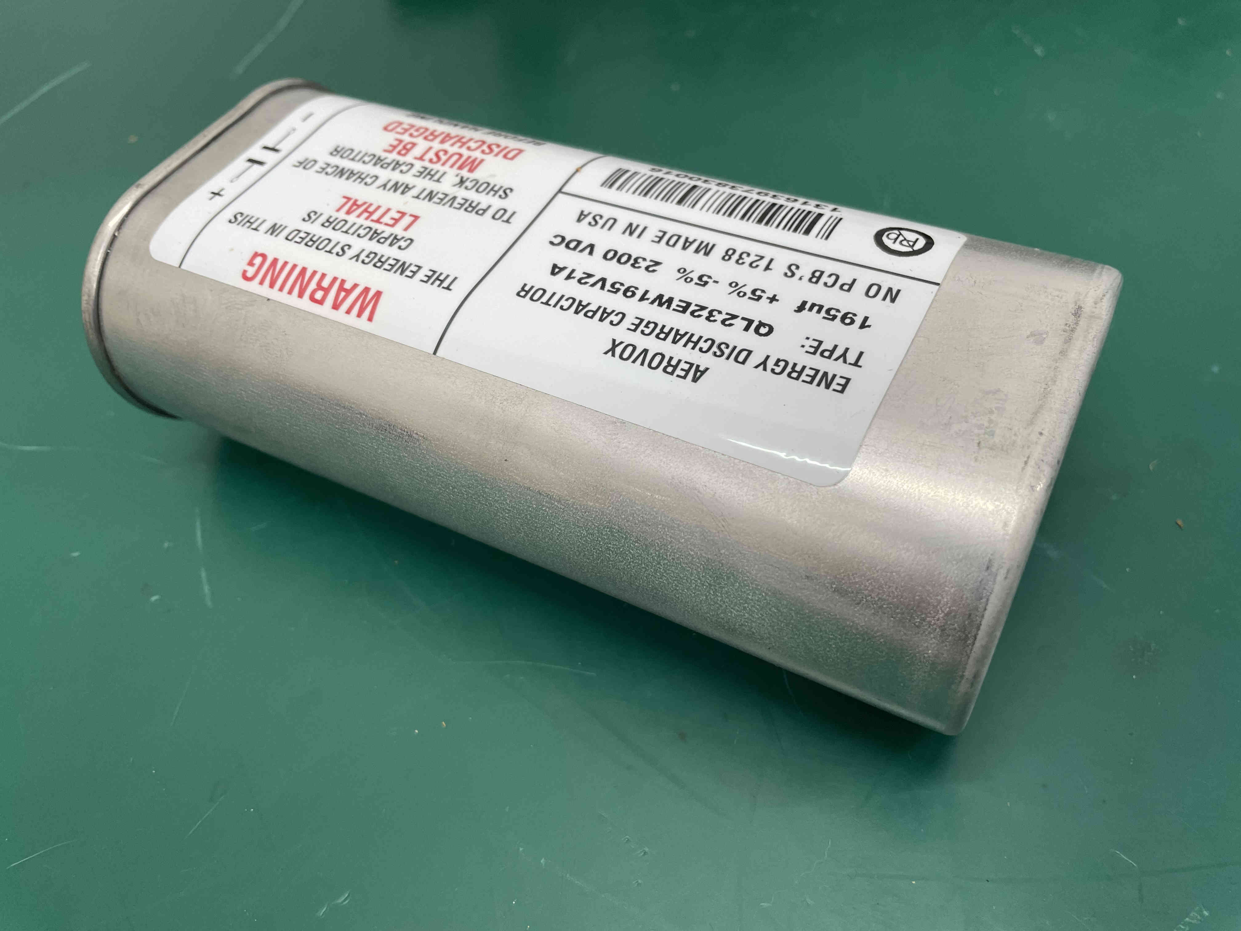 PRIMEDIC DefiMonitor XD100xe(M290) capacitor QL232EW195V21A 195uf 2300 VDC