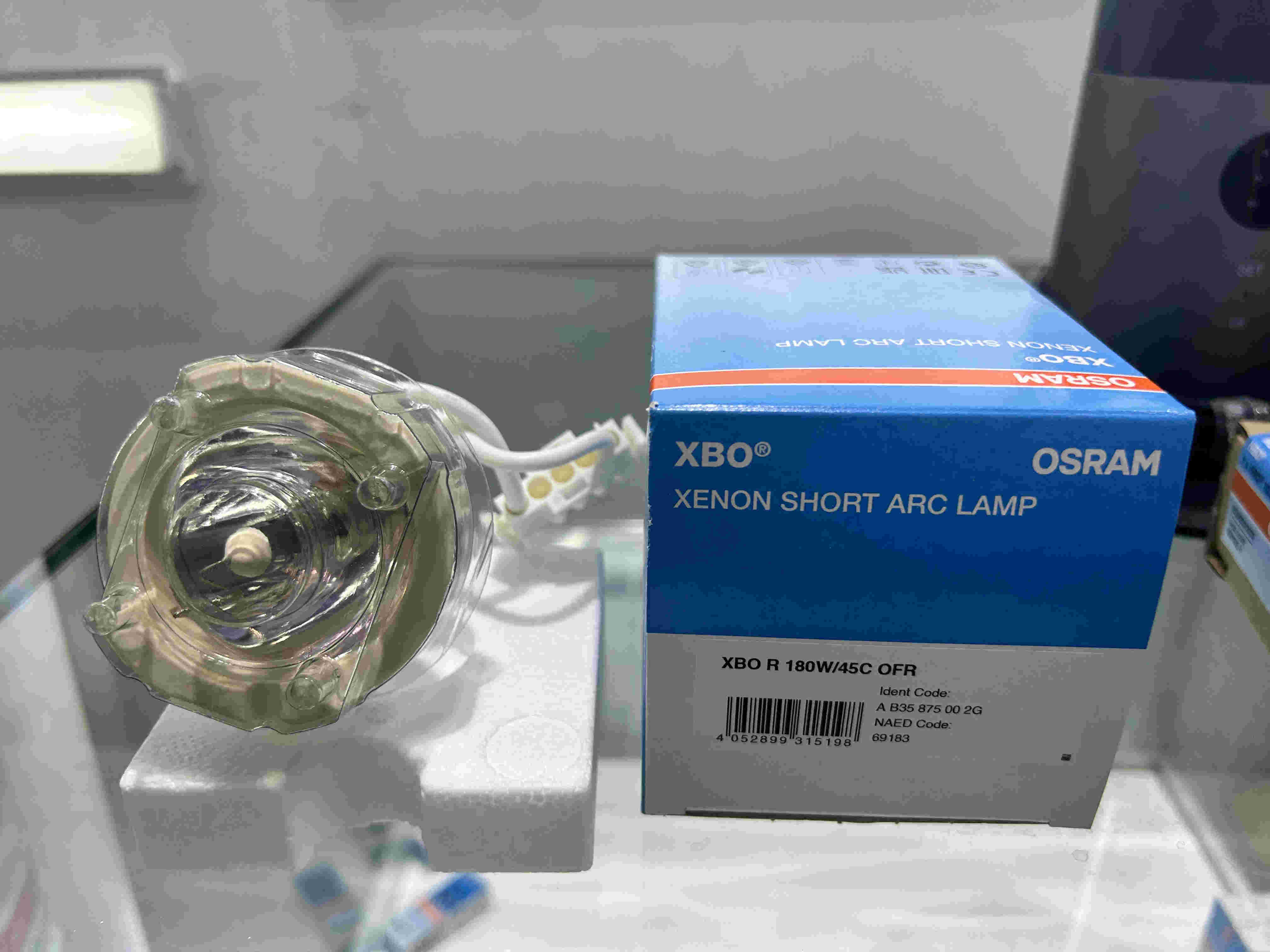 Osram Xenon Short Arc Lamp XBO R 180W 45C OFR