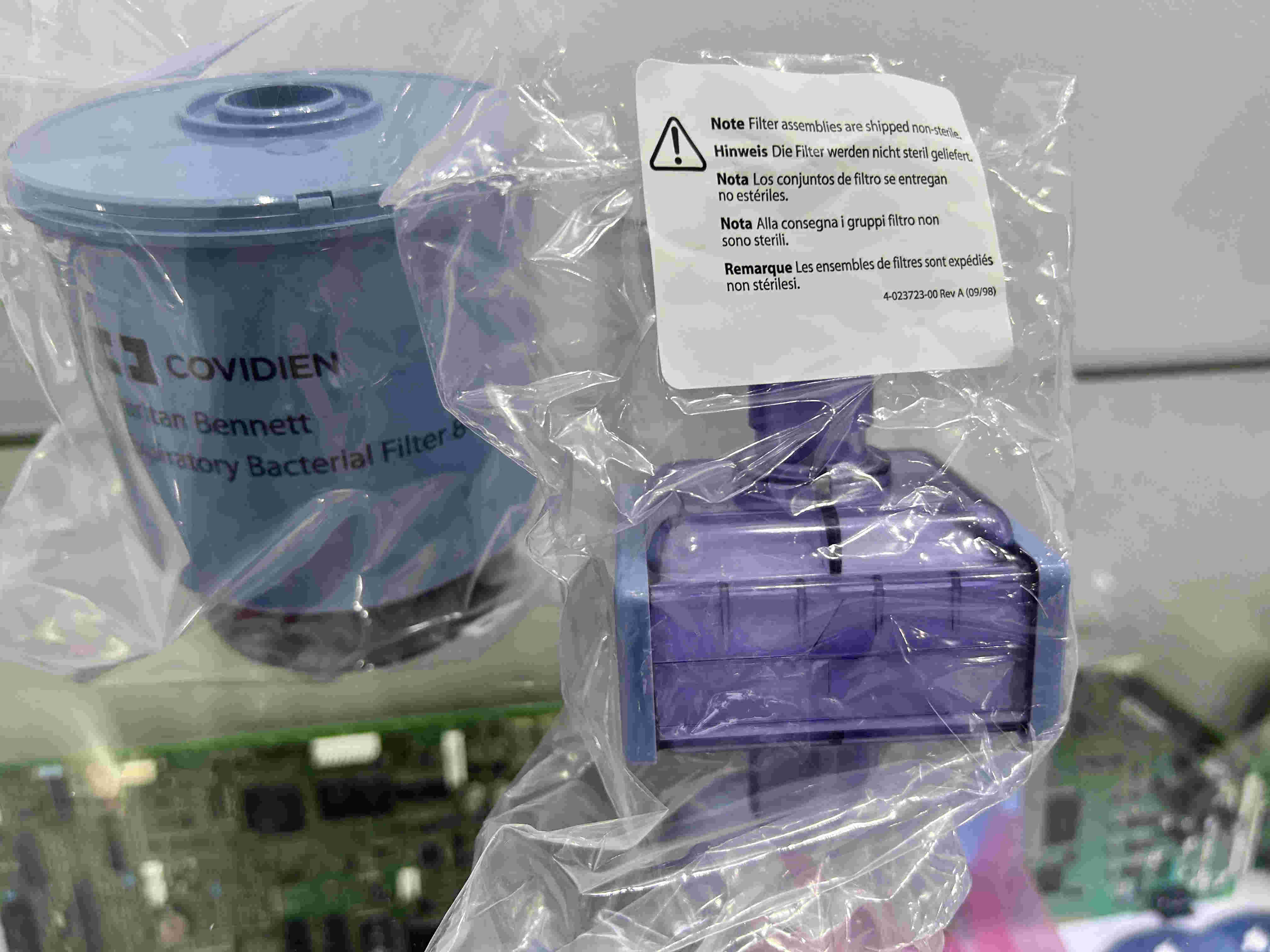 Covidien Puritan Bennett 840 Expiratory Bacterial Filter and Inspiratory filter 4-023723-00