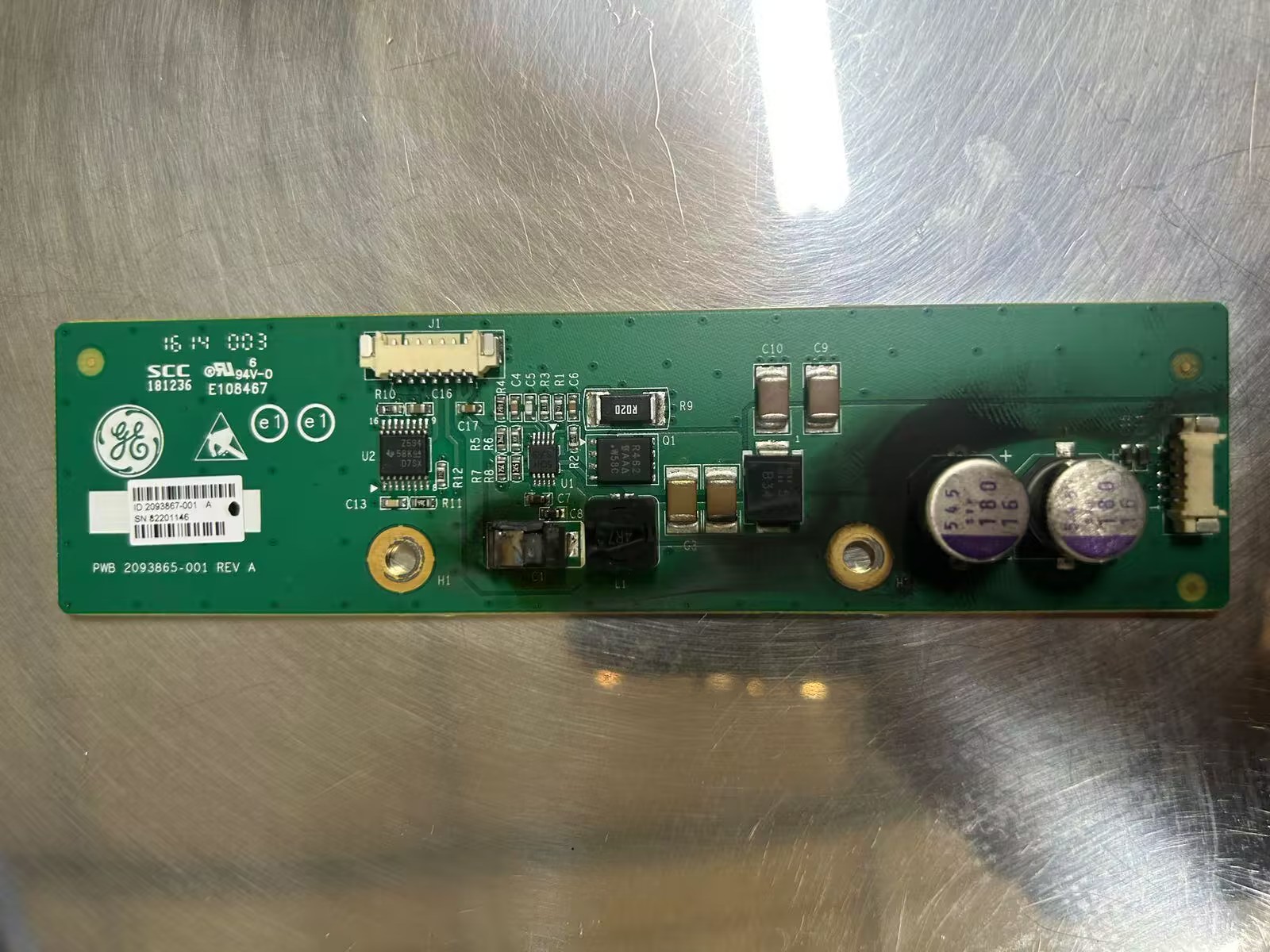 Placa controladora de retroiluminación LED GE B20 30 40i 2093865-001