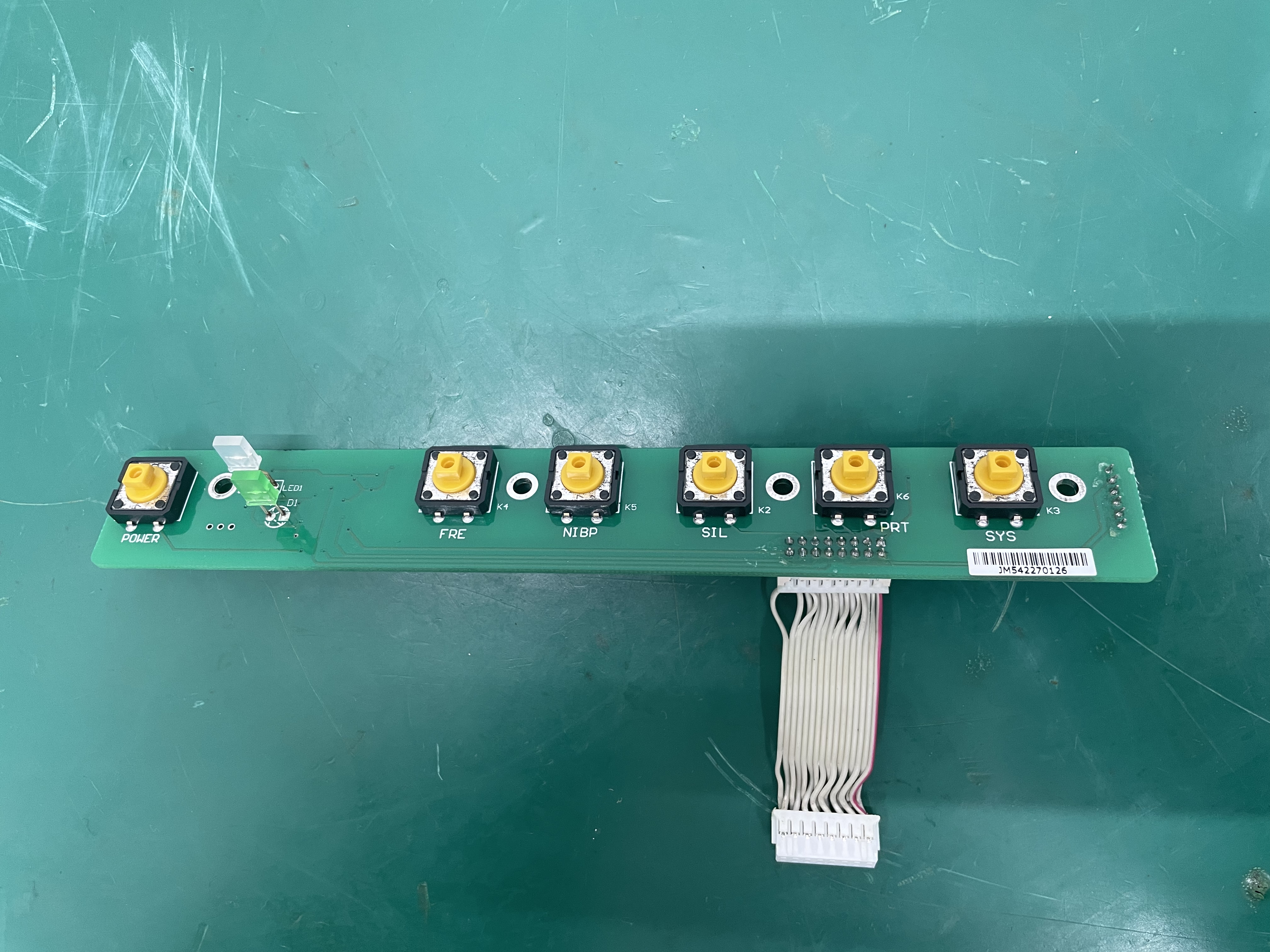 Philips Goldway UT6000A Keypress Button Power Button Board M-6A1K02C