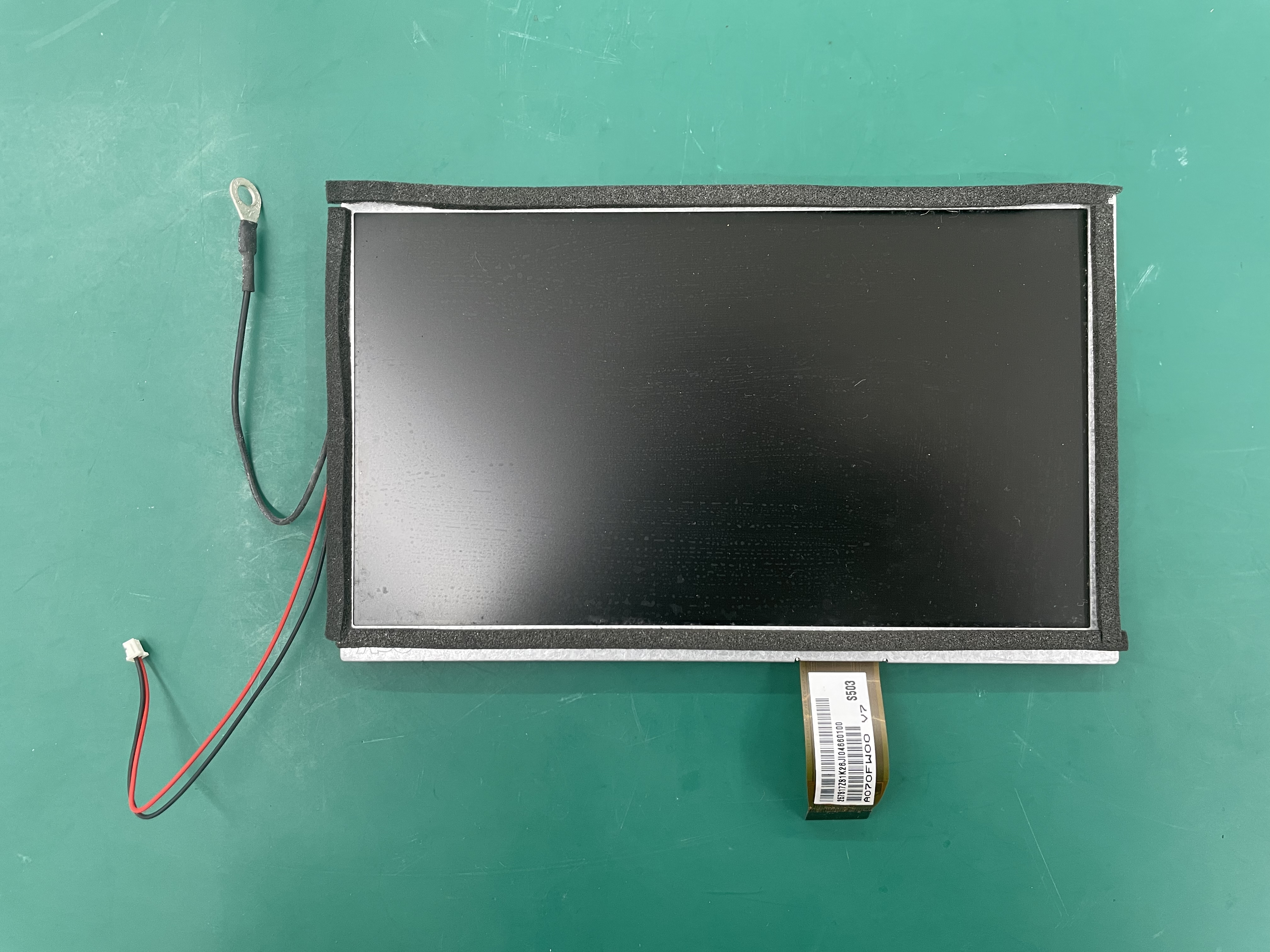 Pantalla de monitor de paciente Philips Goldway UT6000A AU Optronics A070FW03 V.D