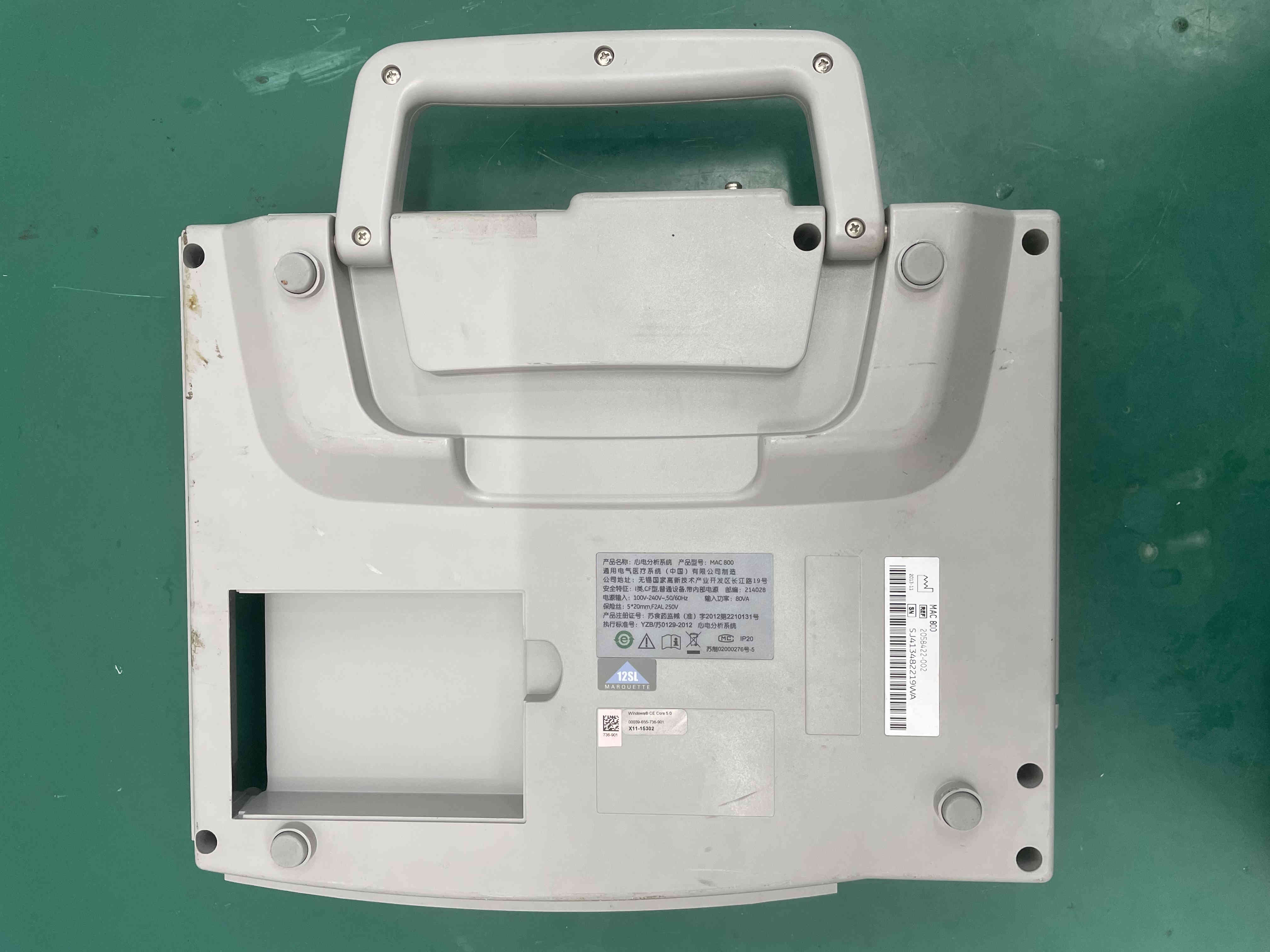 Sarung Belakang Mesin GE MAC800 ECG