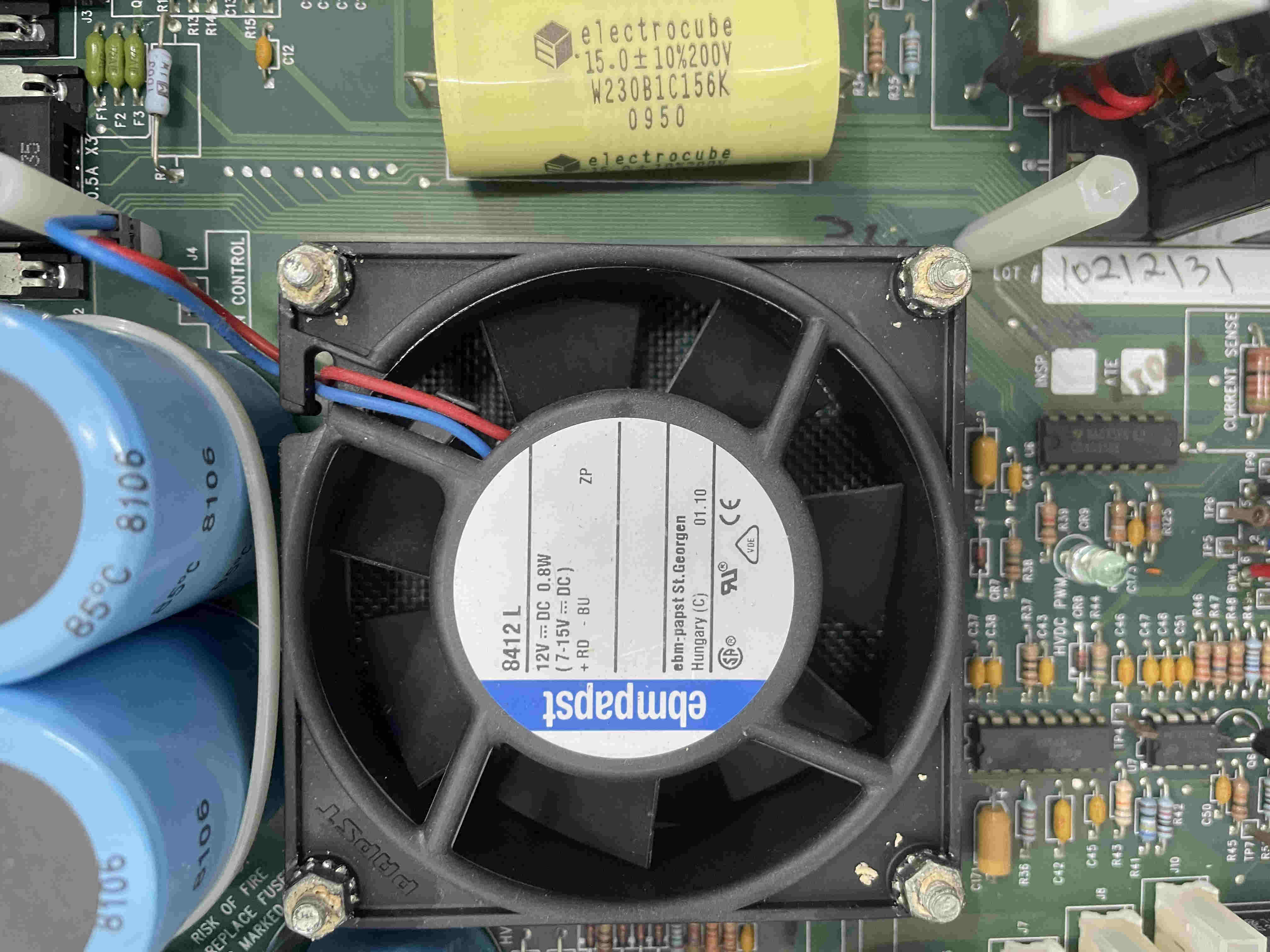Ventilador de máquina generadora electroquirúrgica Valleylab Force FX FX-8C 8412L