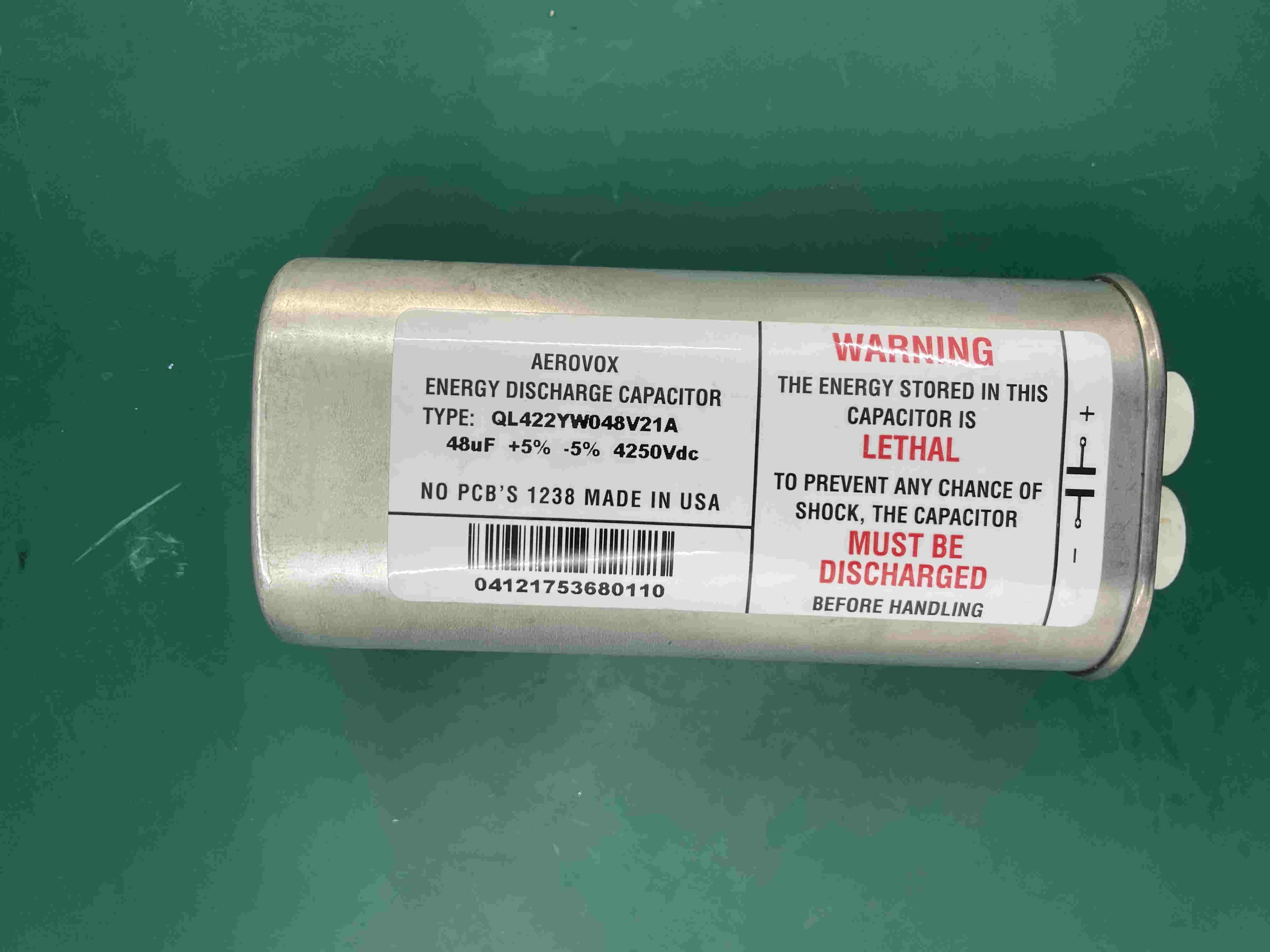 Metrax Primedic M240 DM1 เครื่องกระตุ้นหัวใจตัวเก็บประจุปล่อยพลังงาน QL422YW048V21A 48μF 4250Vdc