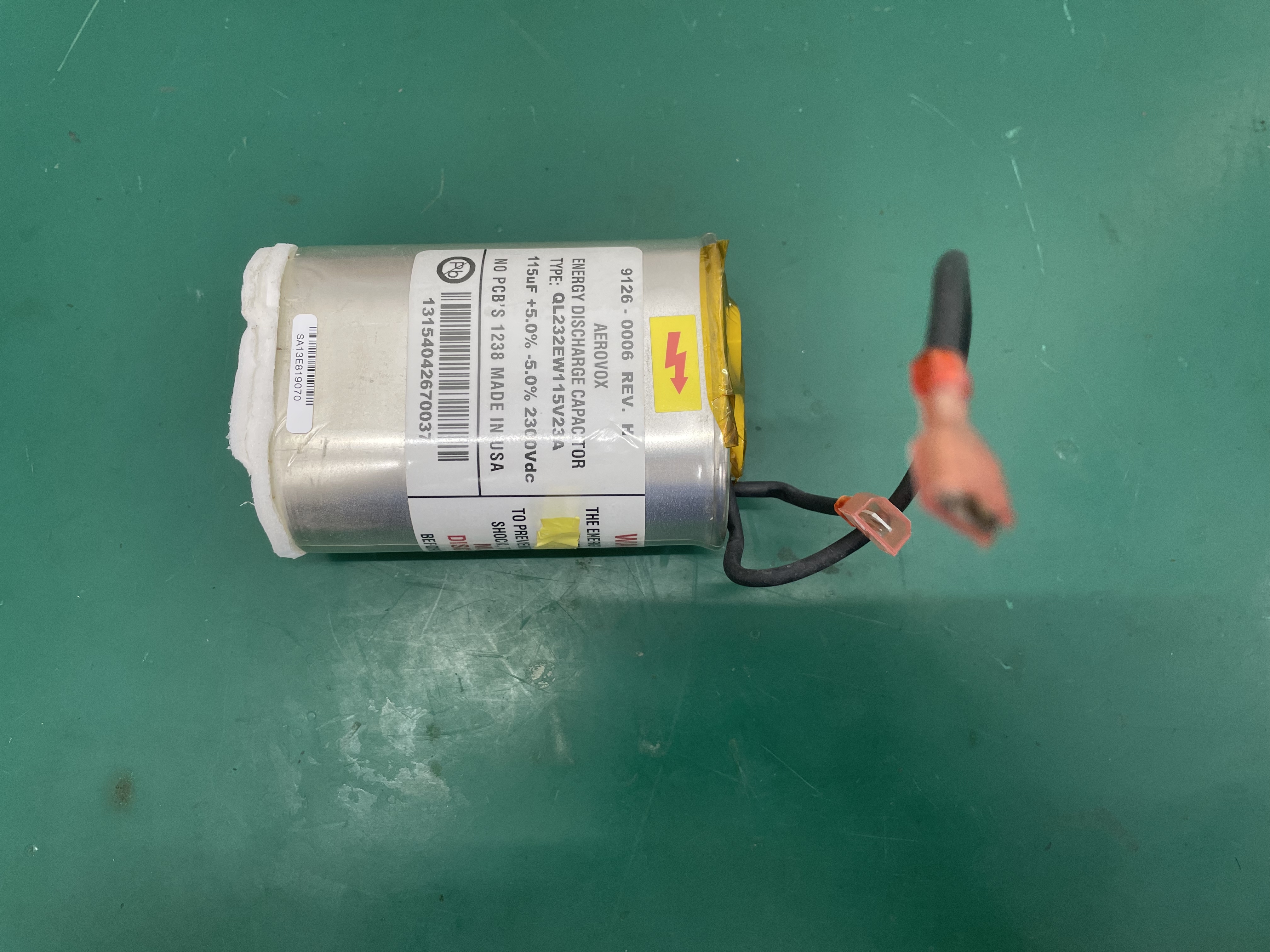 Kemuatan Defibrilator Siri Zoll M QL232EW115V23A 115μF 2300Vdc