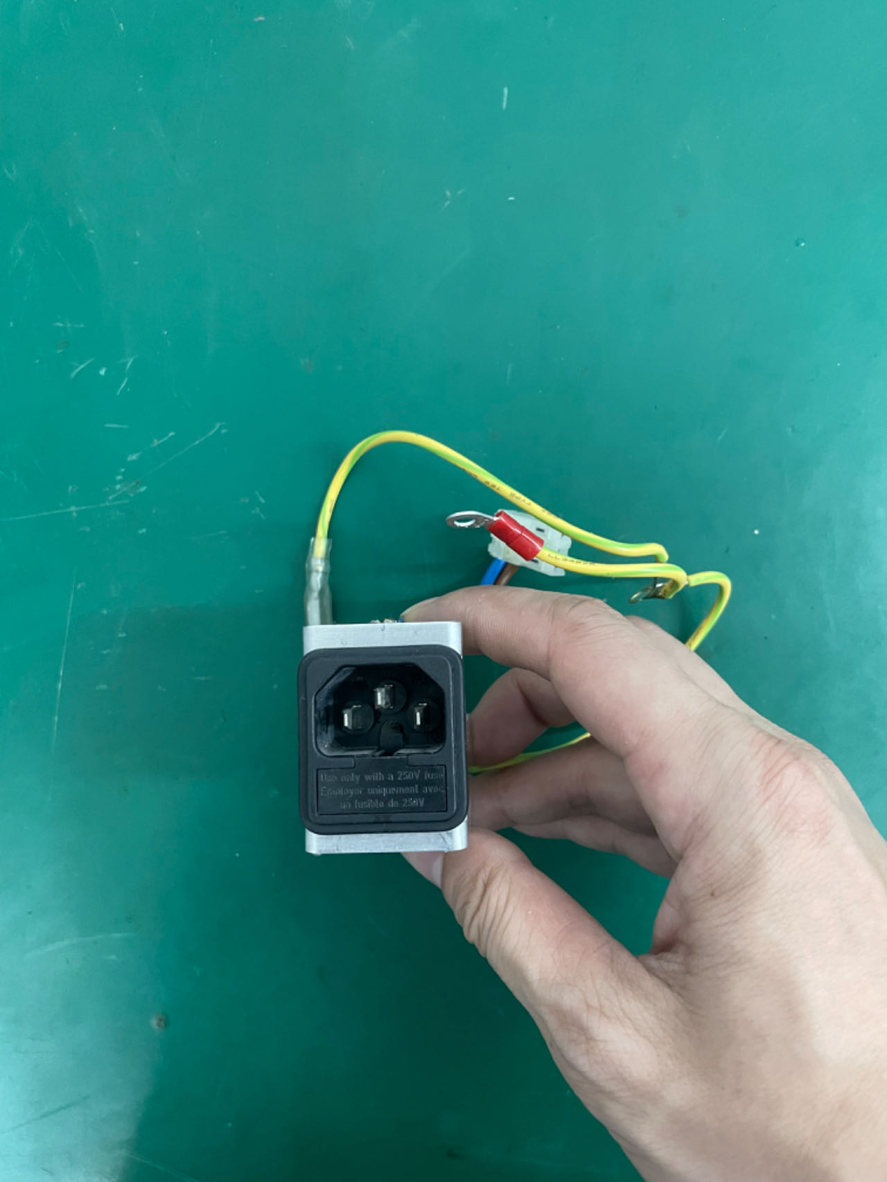 Enchufe de alimentación para máquina de ECG GE Mac1200ST