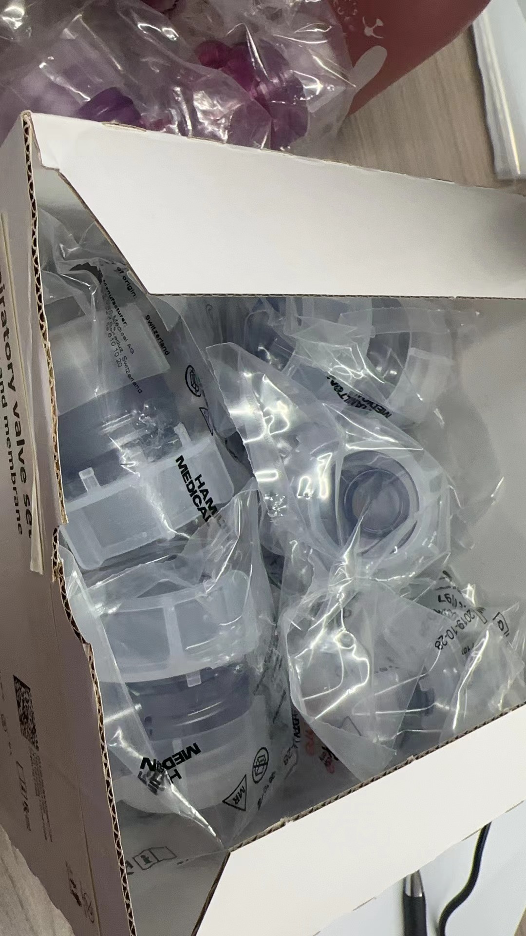 Hamilton Pediatric & Adult Expiratory Valve Set with cover and membrane REF 161186 for C1  T1  T1 Military  MR1 Ventilator machine