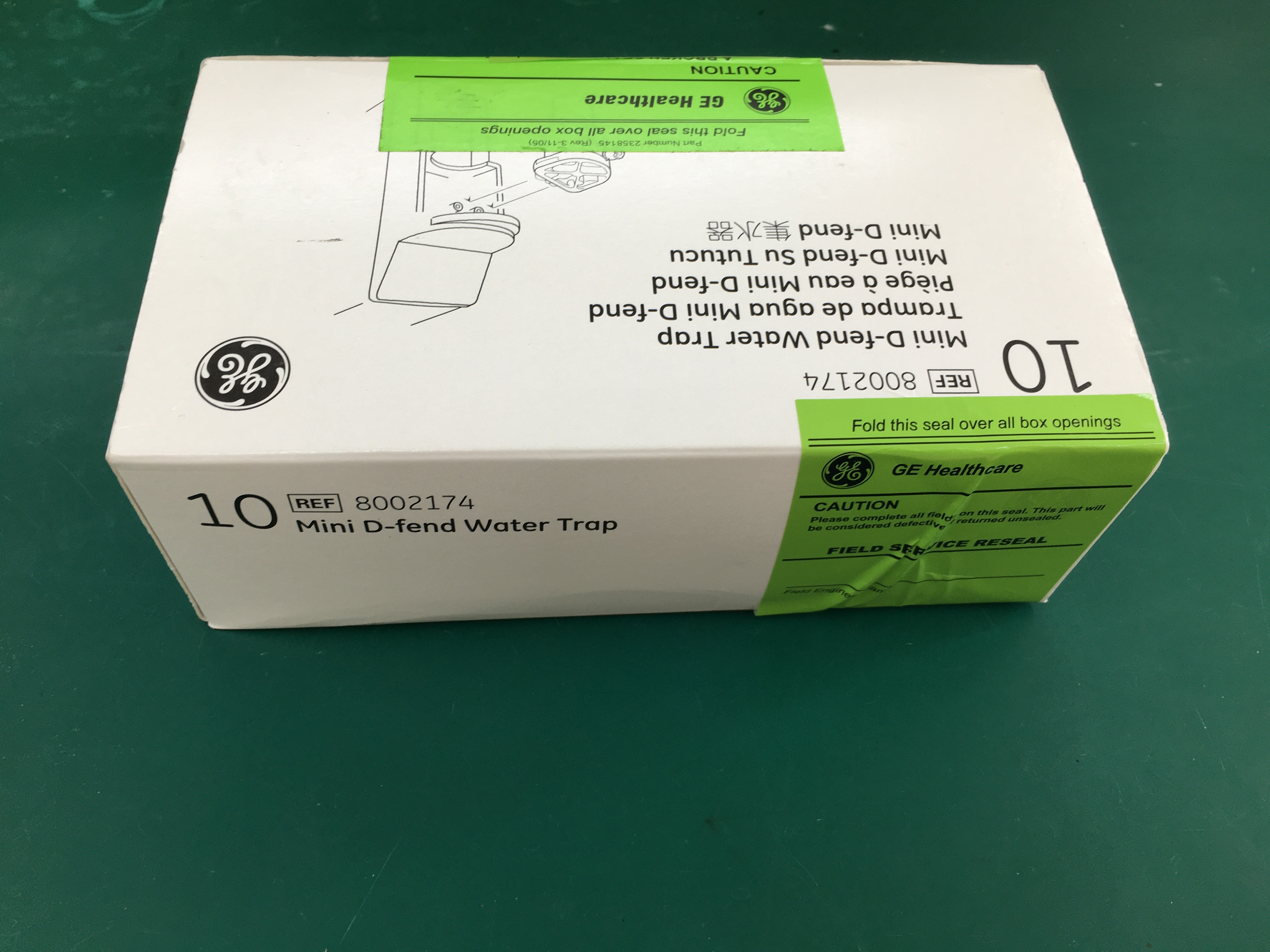 GE Mini-C Módulo Mini D-Fend Trampa de agua REF8002174 10 piezas por caja
