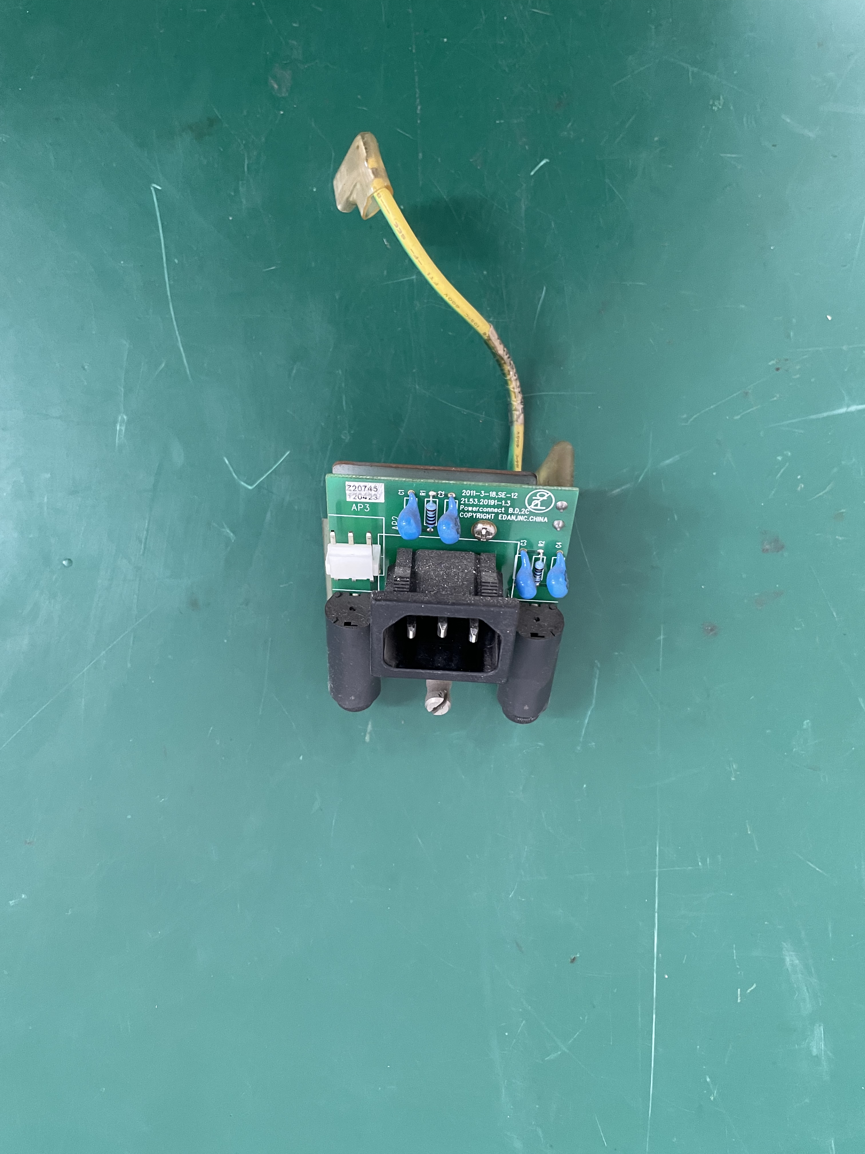 Interfaz de alimentación principal de la máquina Edan SE-1200 Express ECG 21.53.20191-1