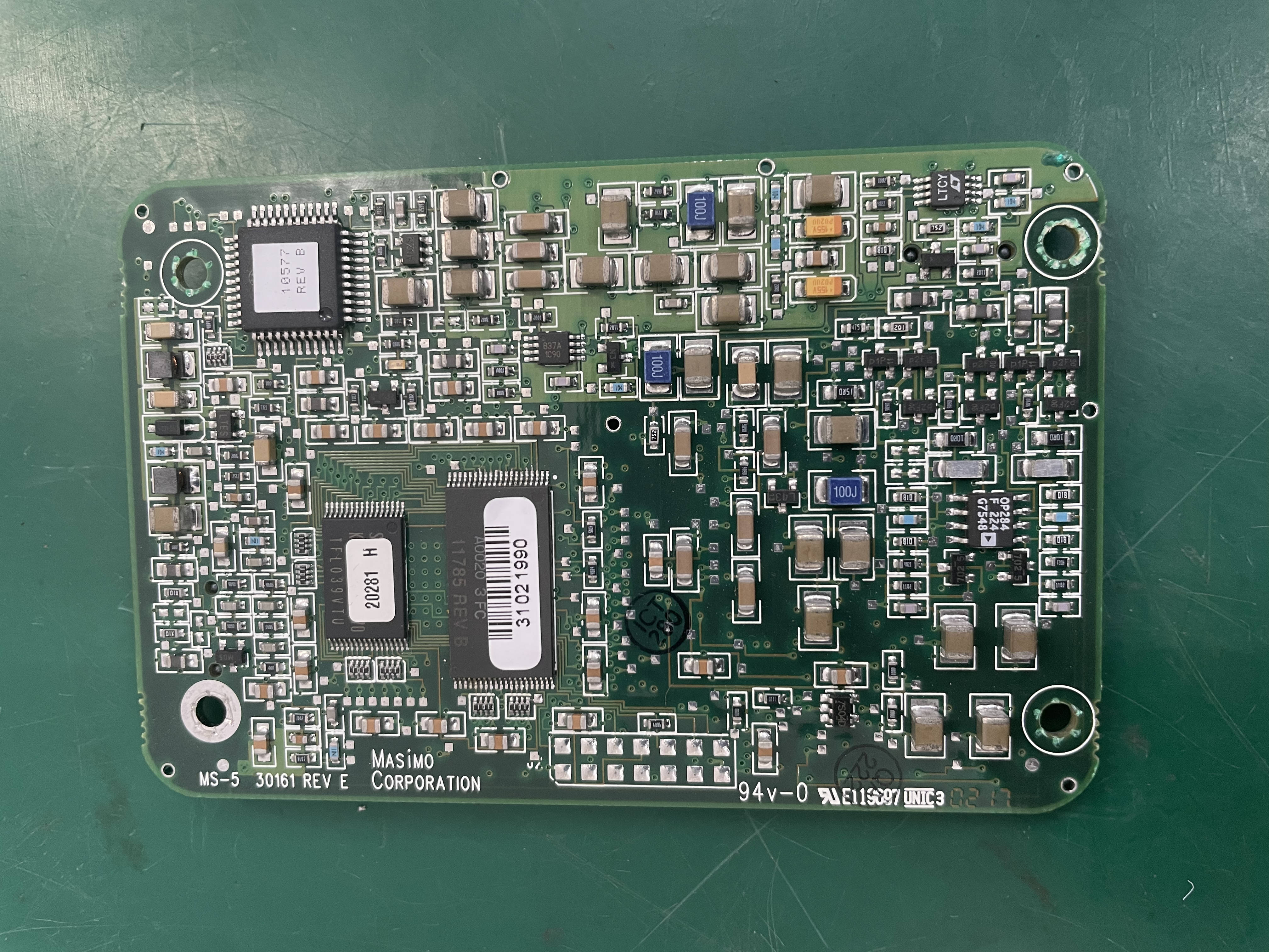 Medtronic Lifepak LP20 Defibrillator Masimo Spo2 Board MS-5 30161 REV