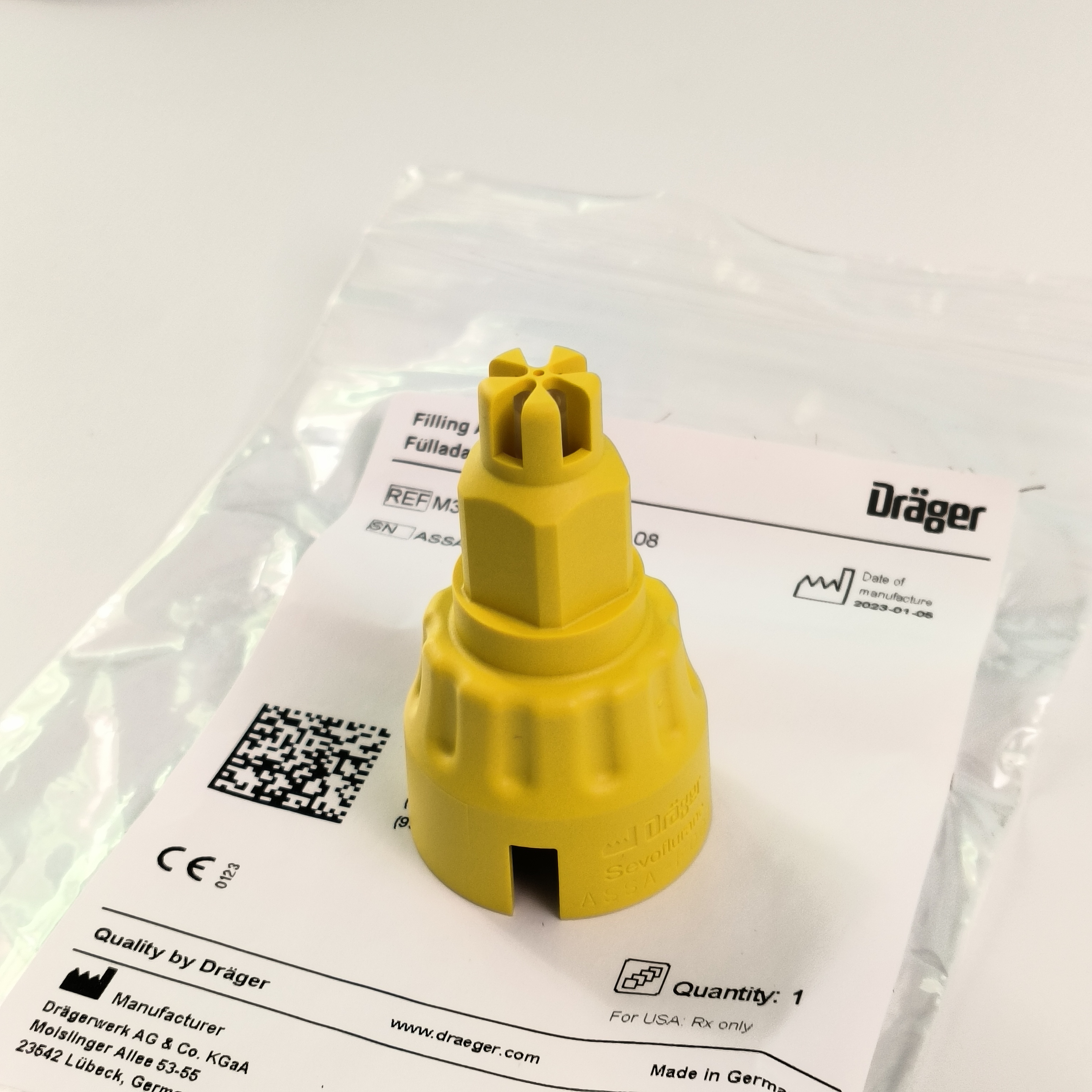 Penyesuai Pengisian Dräger S REF M36120