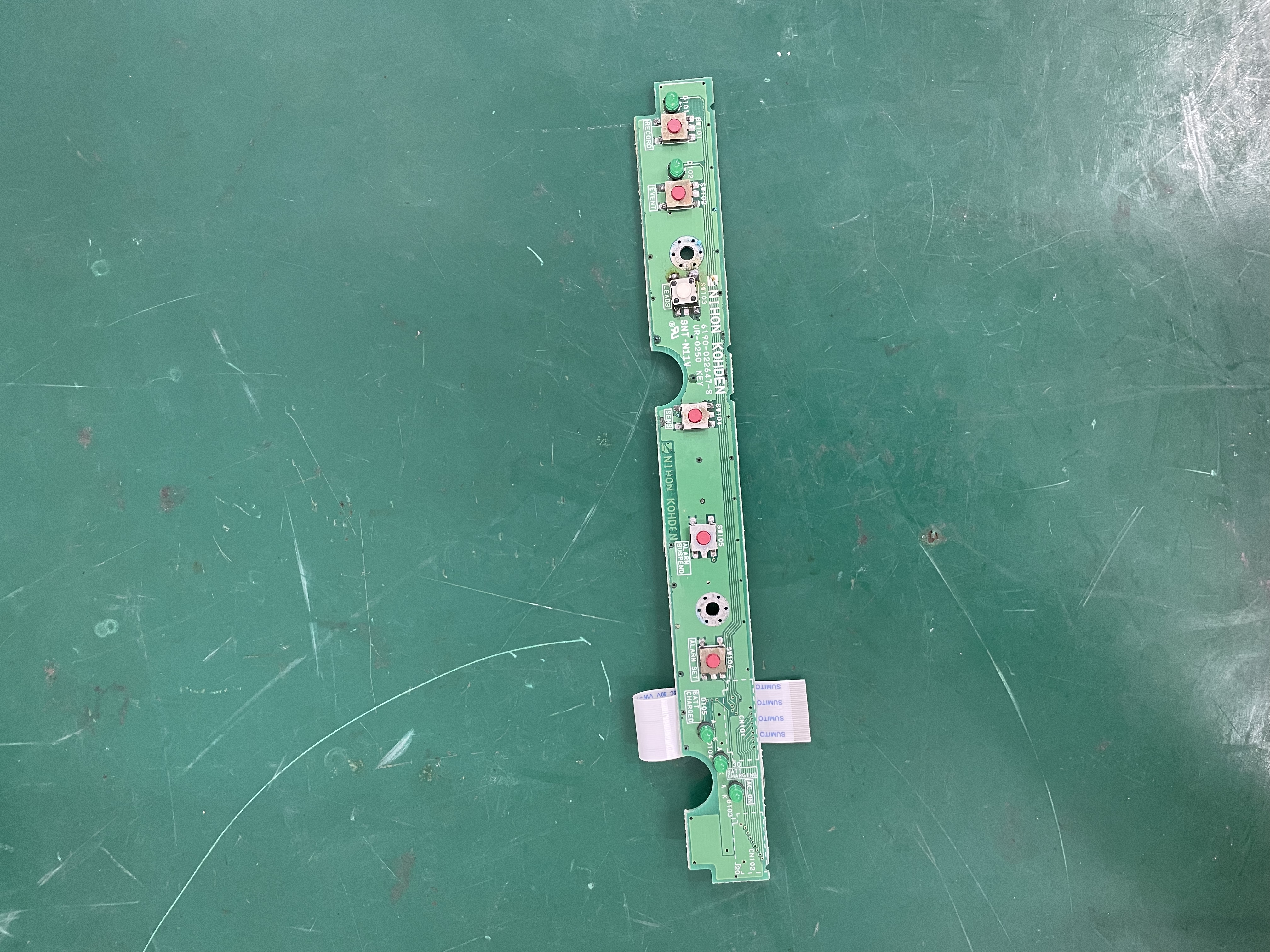 Nihon Kohden Cardiolife TEC-7621C Defibrillator Keypad Board 6190-022647-S