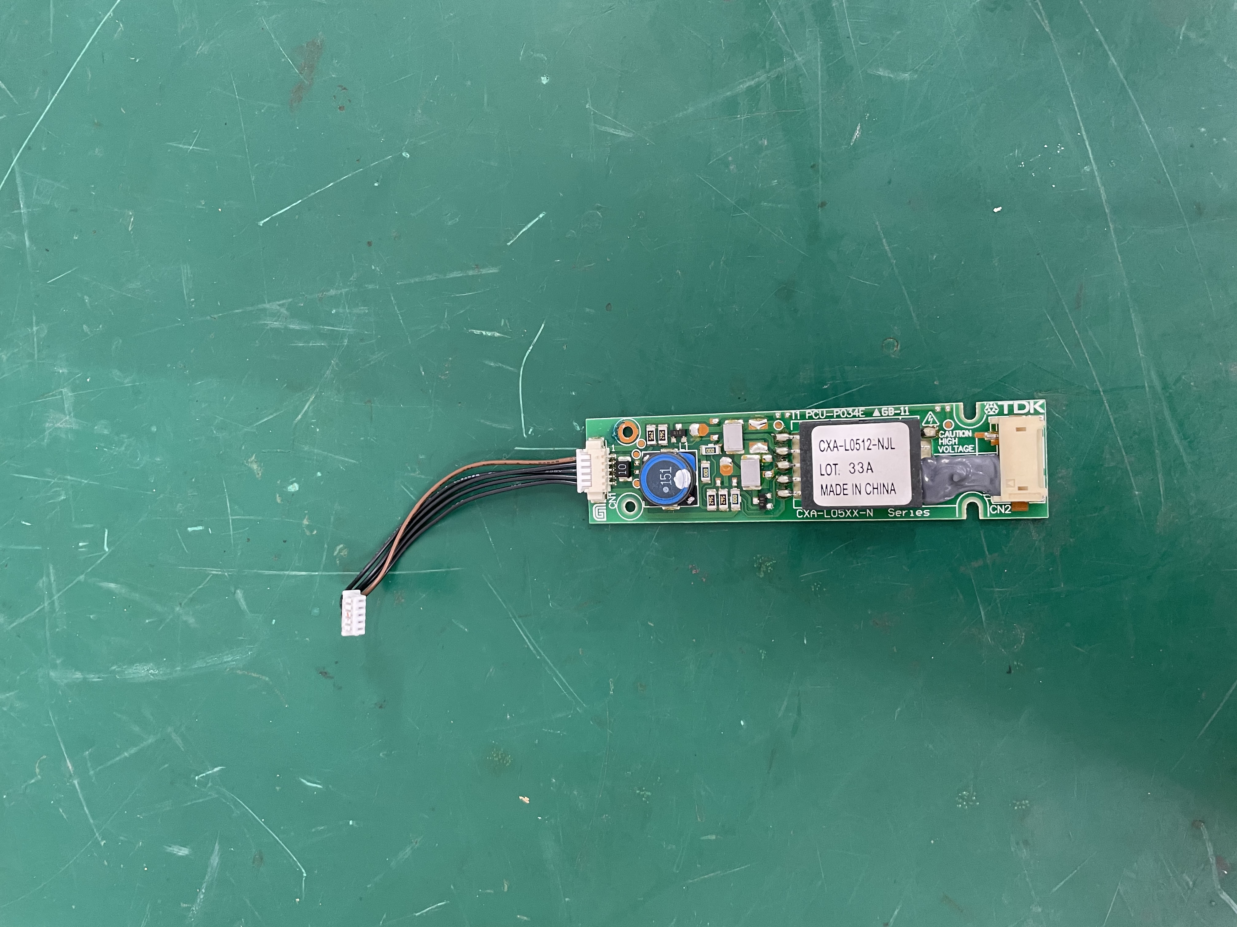 Nihon Kohden Cardiolife TEC-7621C Defibrillator แรงดันสูงบอร์ด Backlight Inverter Board CXA-LO5XX-N