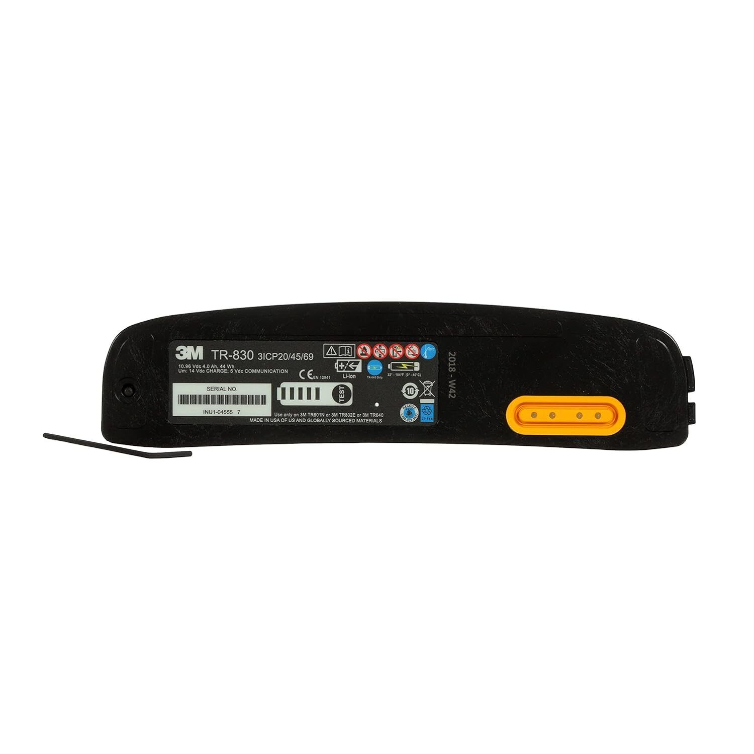แบตเตอรี่เครื่องช่วยหายใจแบบกรองอากาศที่ใช้พลังขับเคลื่อน 3M™ Versaflo™ 3ICP20 45 69 สำหรับซีรีส์ TR-800