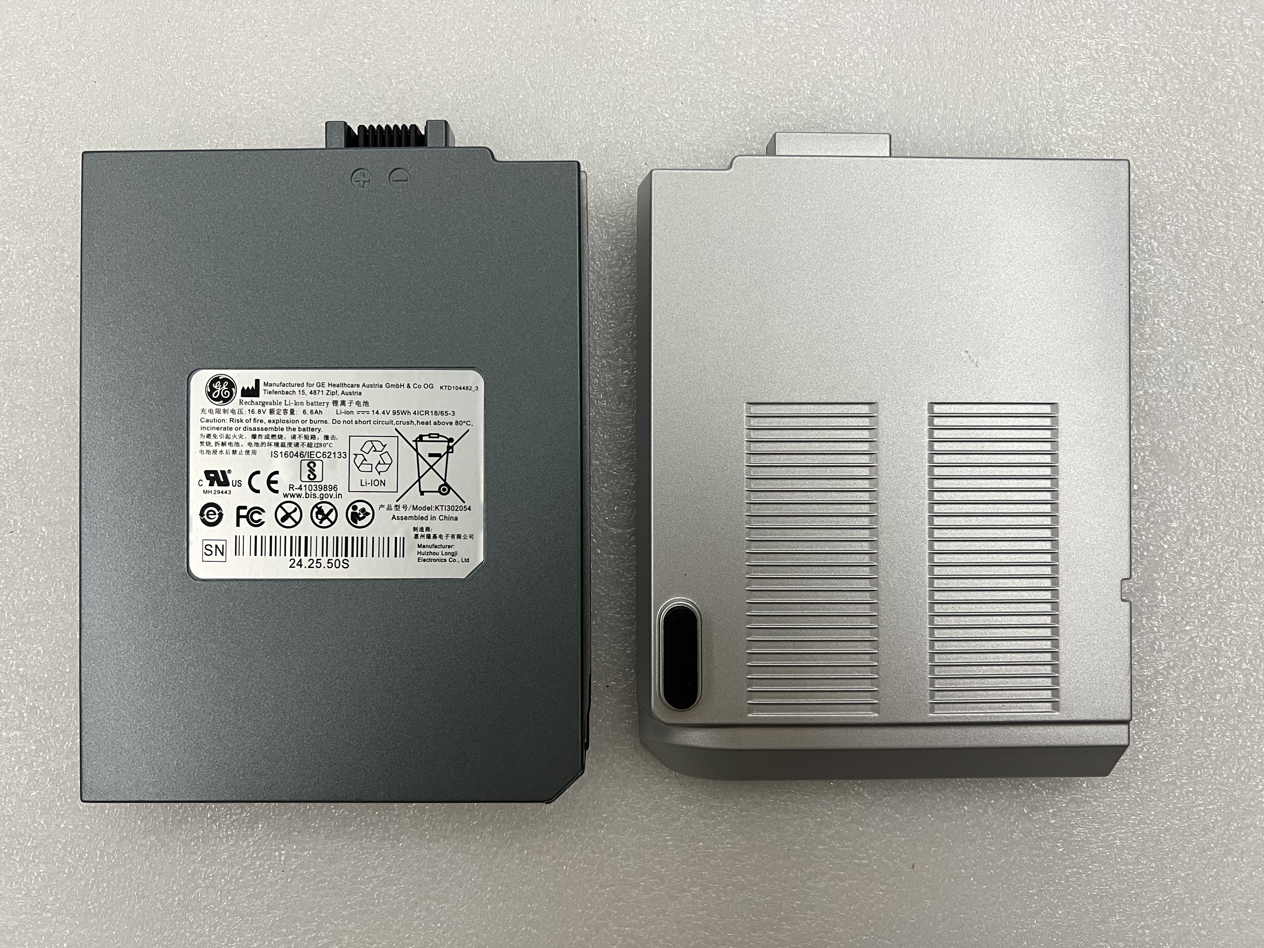 Batería recargable de iones de litio GE KTI302054 14,4 V 95Wh KTD104482-3 5730471 5792236 para ultrasonido Vivid-i Vivid-q Vivid-S5