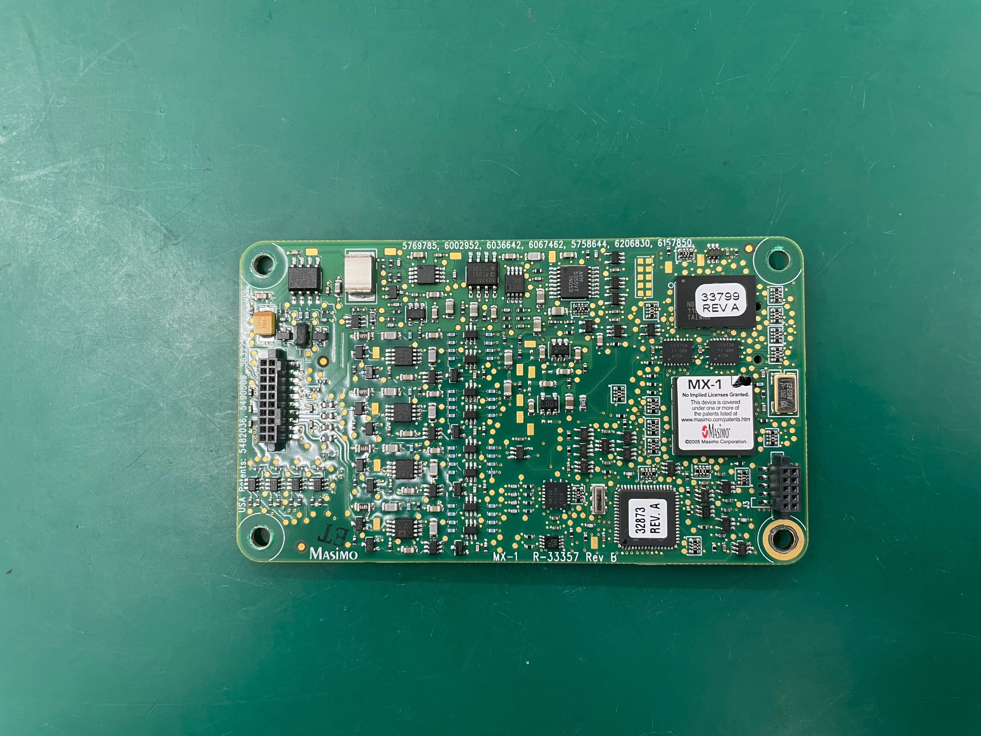 Placa desfibrilador SpO2 Zoll E Series Masimo MX-1 R-33357
