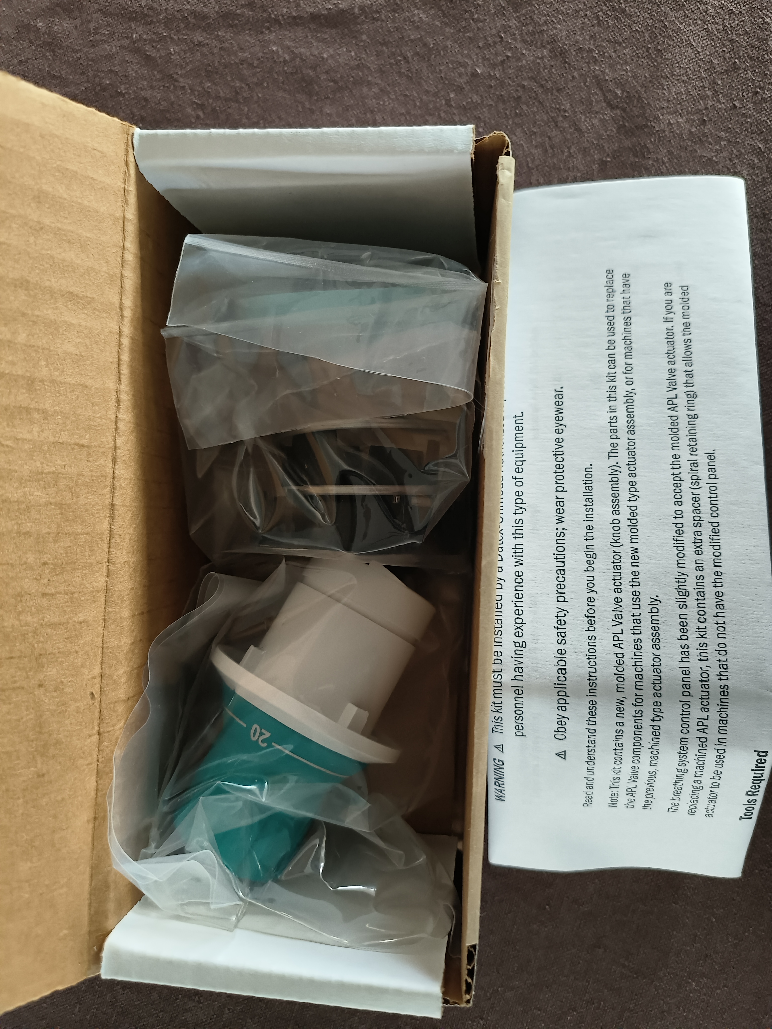 Válvula GE Datex-ohmeda APL Assy BCG 1406-8202-000-S para máquina de anestesia Aestiva 7100