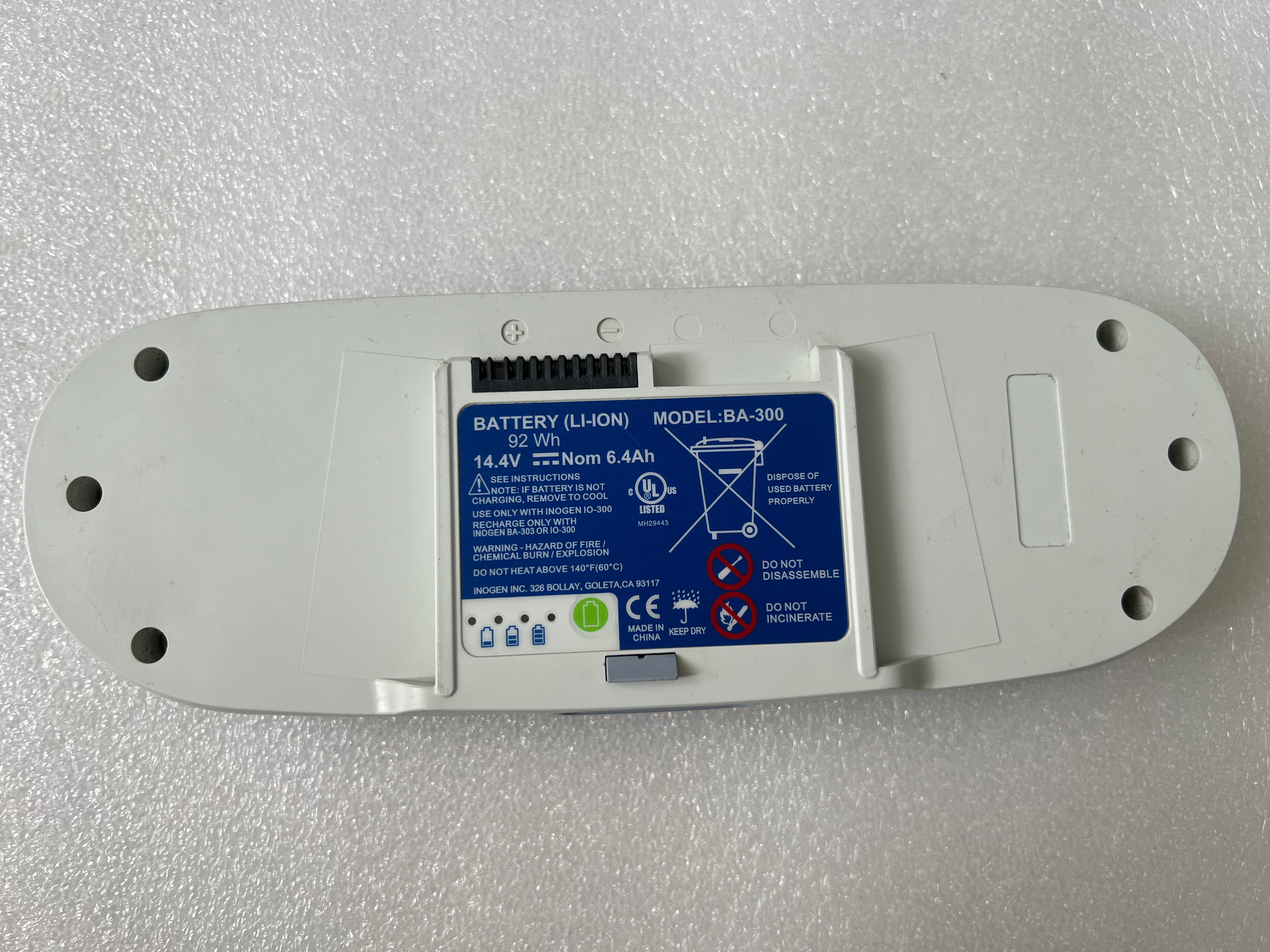 Batería de litio PULADU Iongen BA-300 14,4 V para máquina OxyGo FIT