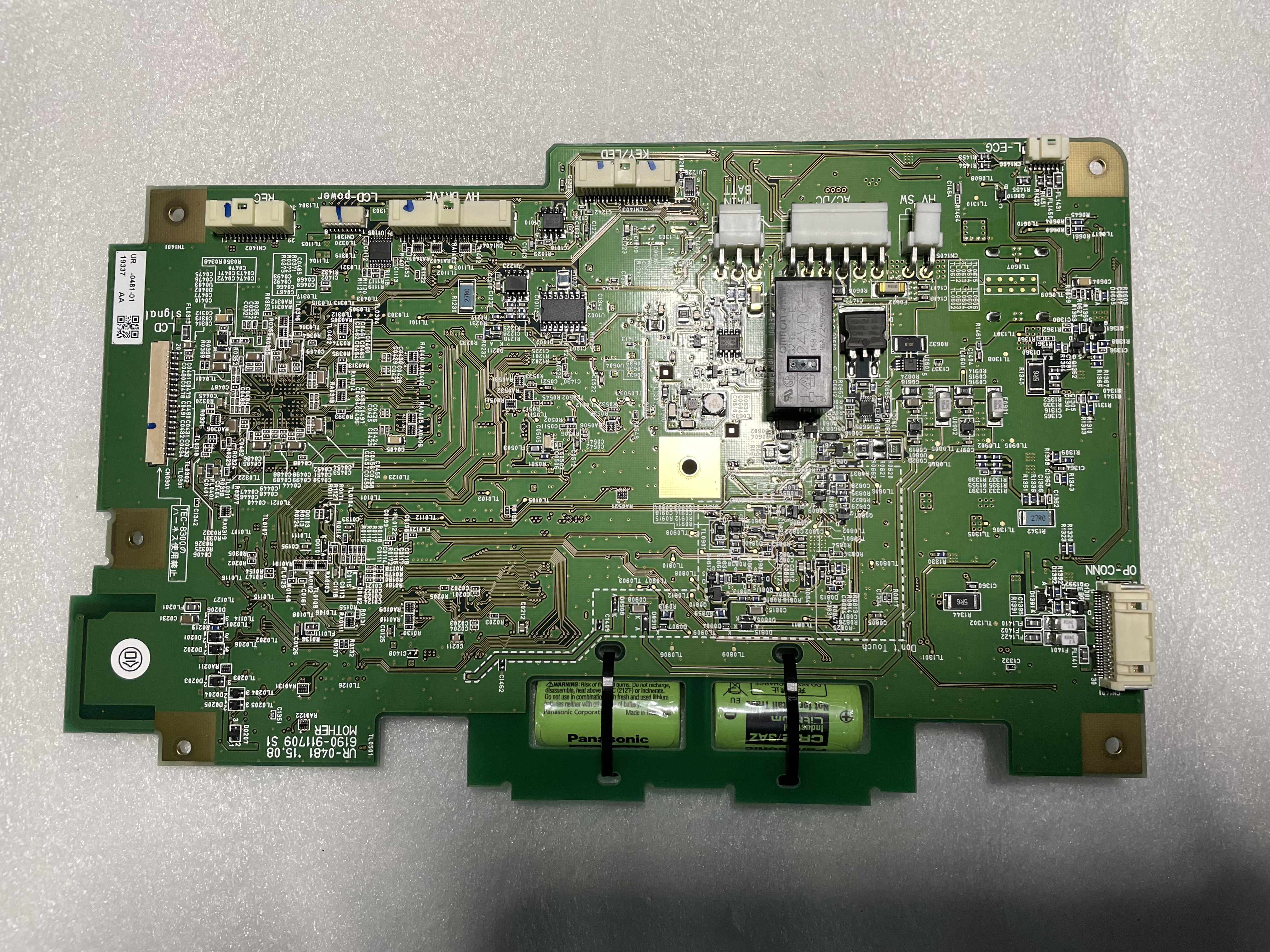 Placa base de desfibrilador Nihon Kohden TEC-5602 UR-0481 6190-911709 S1