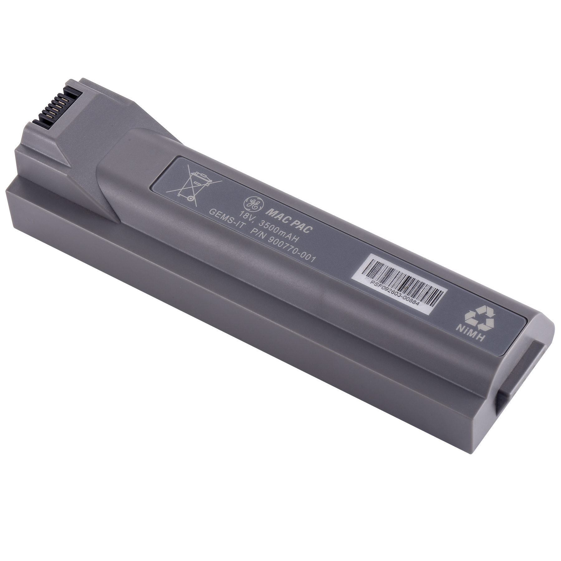 GE MAC PAC NiMH Battery PN 900770-001 18V‚ 3500mAH for MAC3500 MAC5000 MAC5500