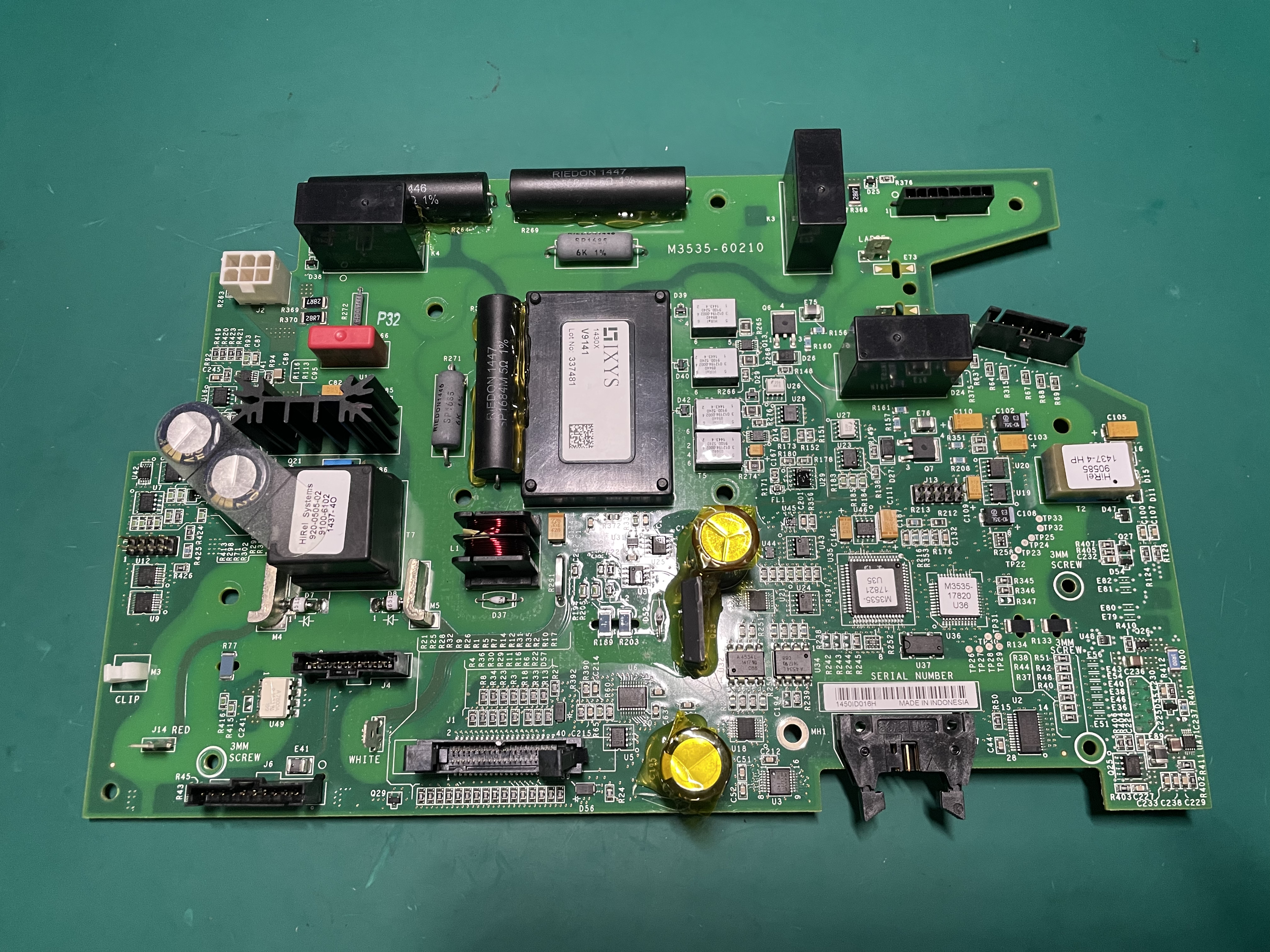 Philips MRX M3535A Defibrillator Therapy  PCB Board M3535-20210 M3535-60210