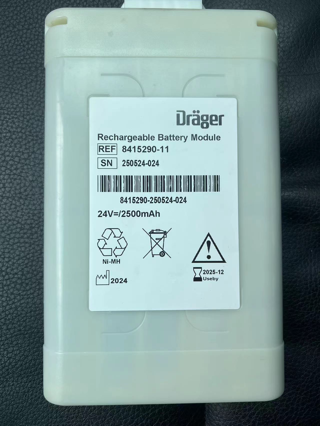 Módulo de batería recargable Drager 8415290-11 para Evita V500 V300 Babylog VN500
