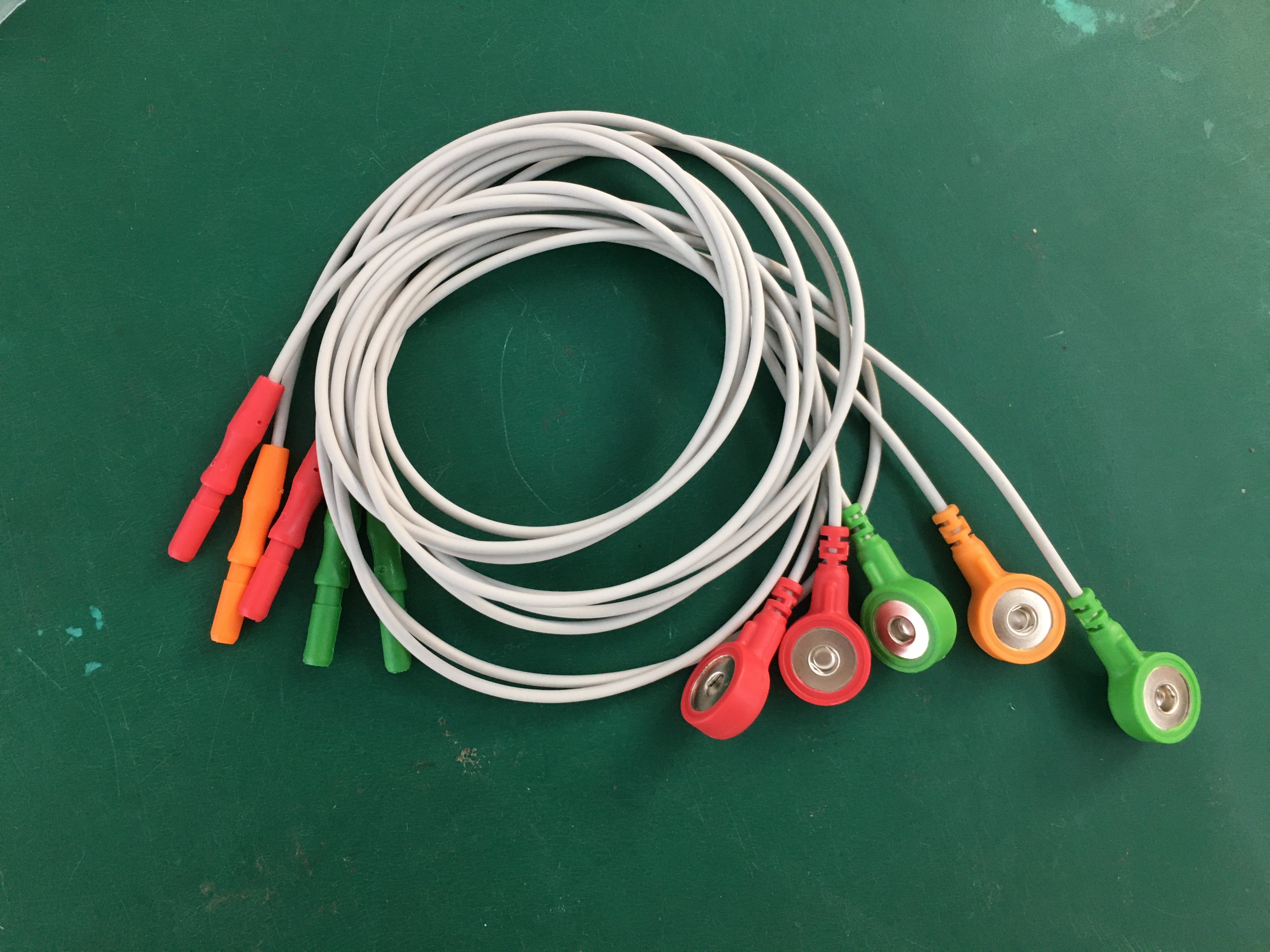 CONTEC TLC 9803 5-wayar plumbum Kabel ECG PN 230400332 RUJ AGT0332
