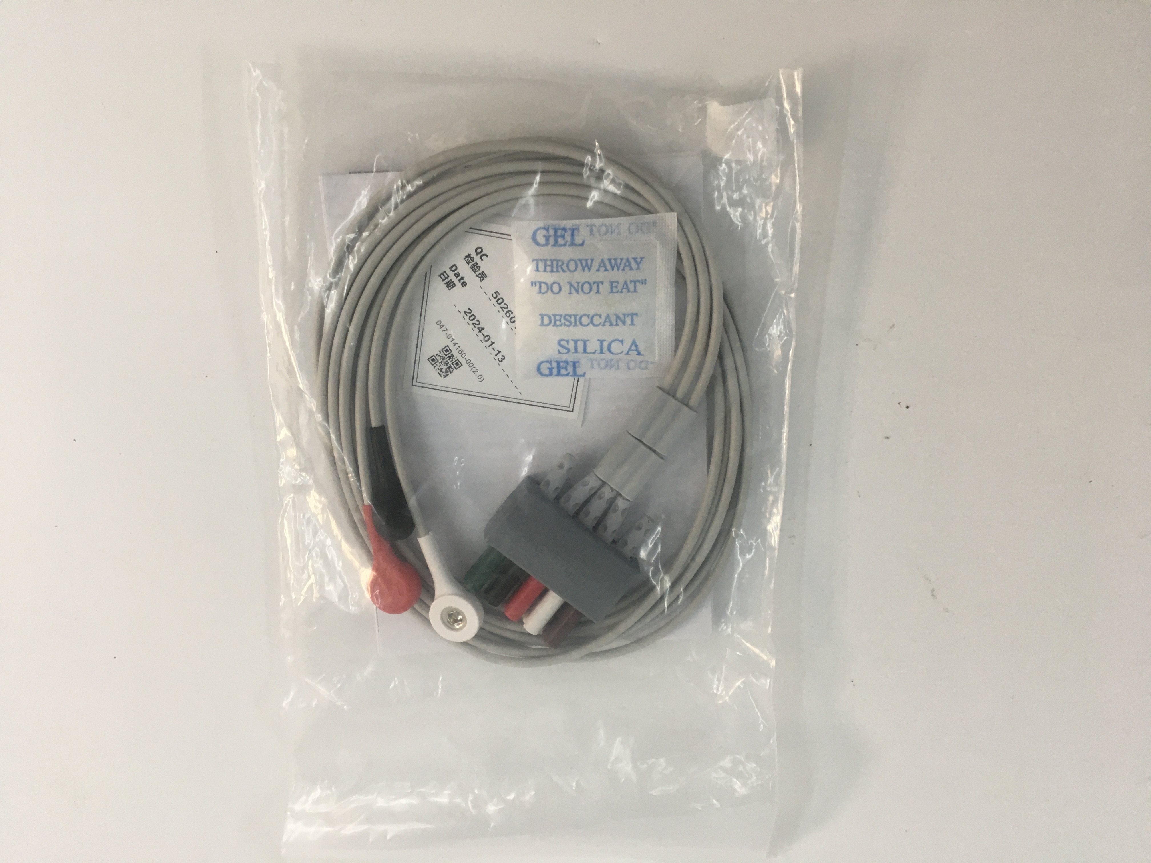 Mindray 3-Lead Leadset สำหรับเด็กผู้ใหญ่ AHA Snap EL6301B 0010-30-42734