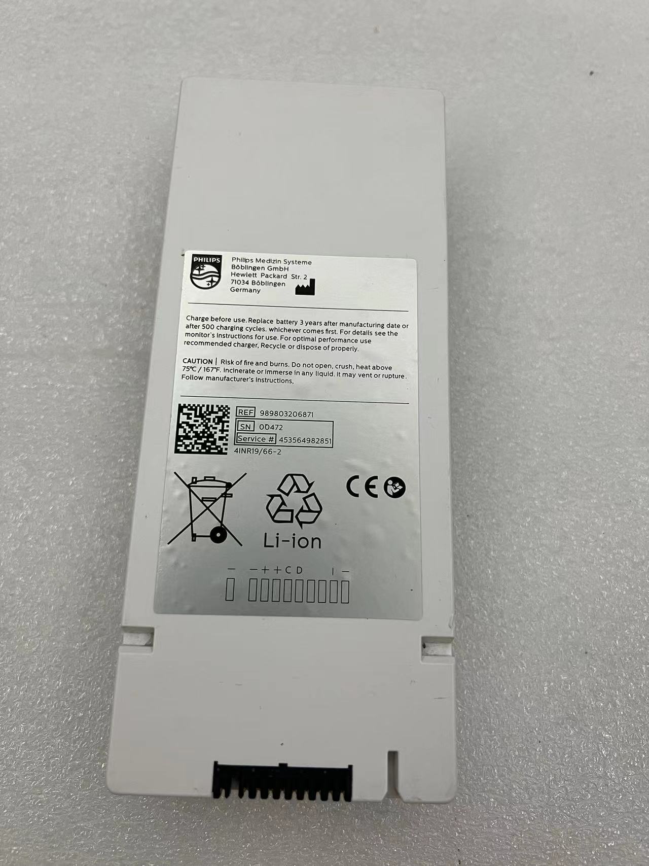 Batería recargable de iones de litio Philips 14,4v 6000mAh 96,4Wh 9889803206871