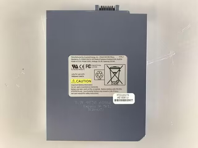 GE VOLUSON E I Rechargeable Lithium-Ion Battery Model KTI 302054