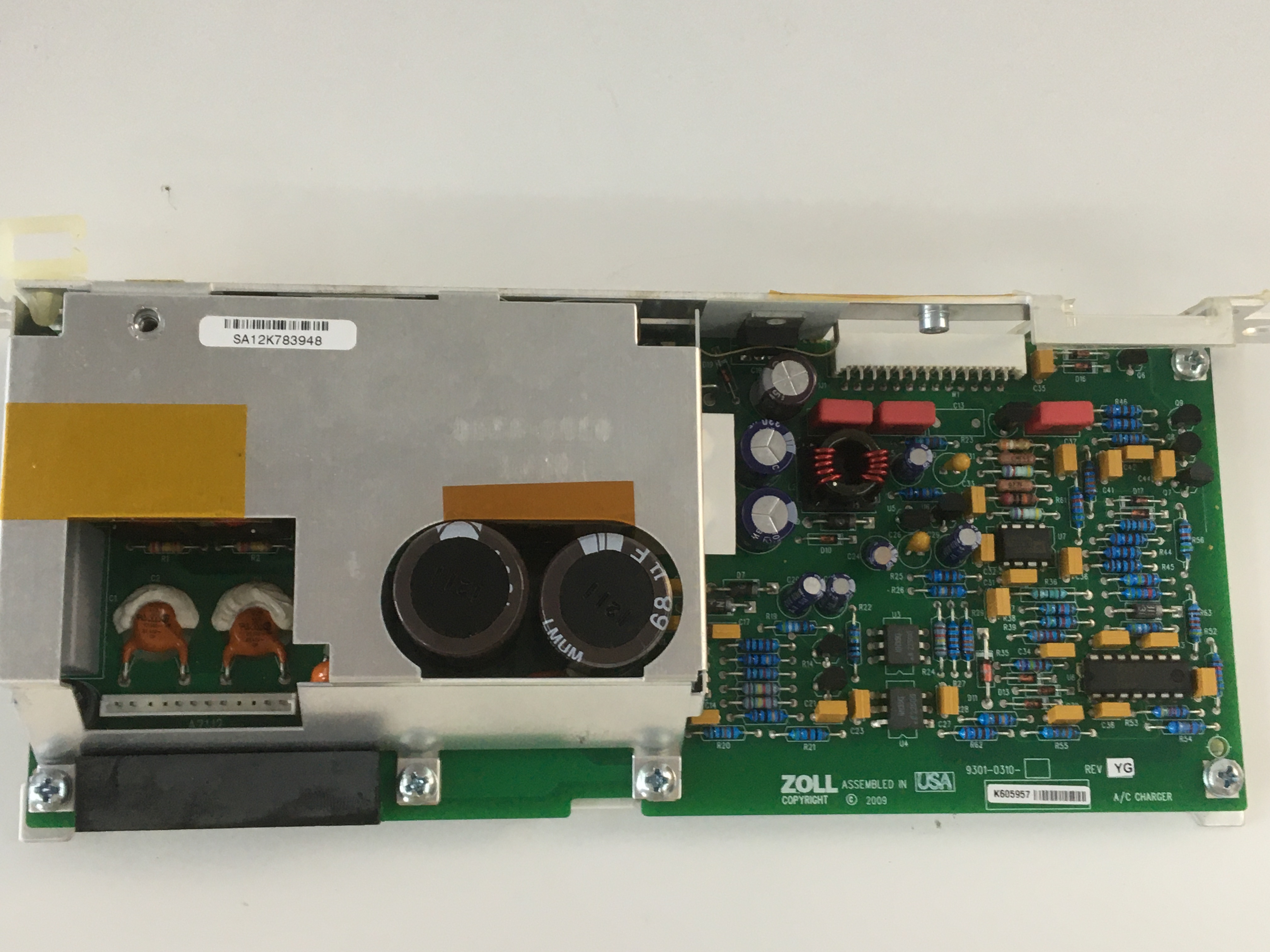 ZOLL M Series Defibrillator ACDC Charging Board 9165-0201 B 9301-0310